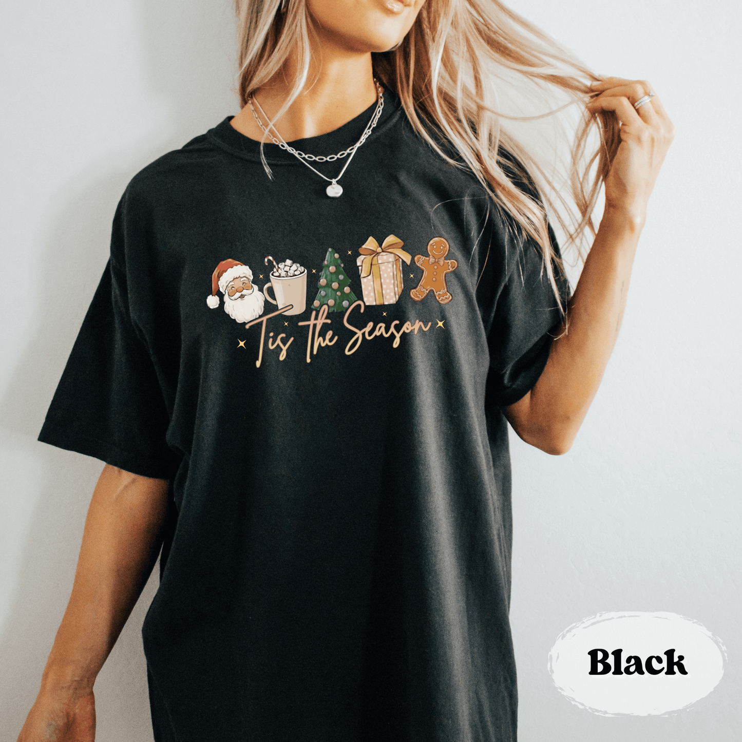 Tis the Season Christmas Shirt – Comfort Colors Holiday Graphic Tee