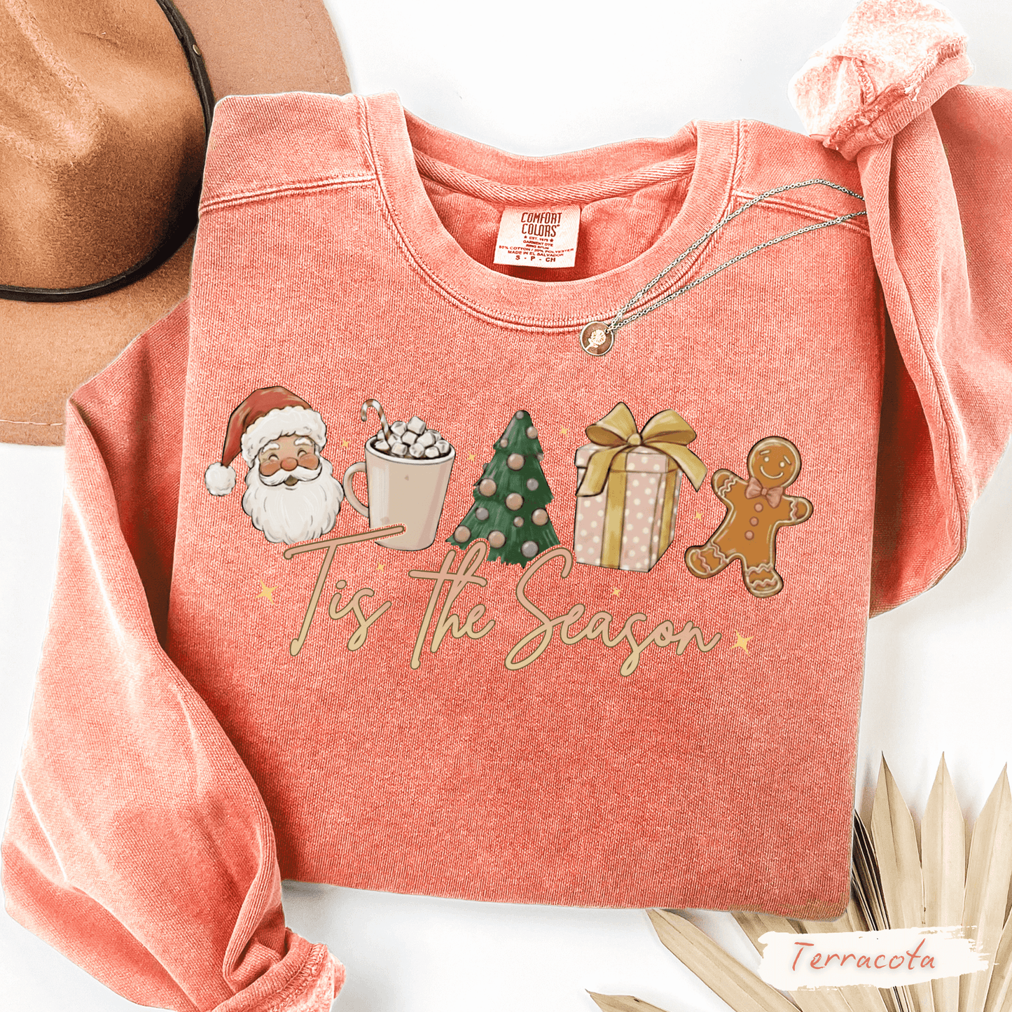 Tis The Season Christmas Sweatshirt – Vintage Holiday Vibes