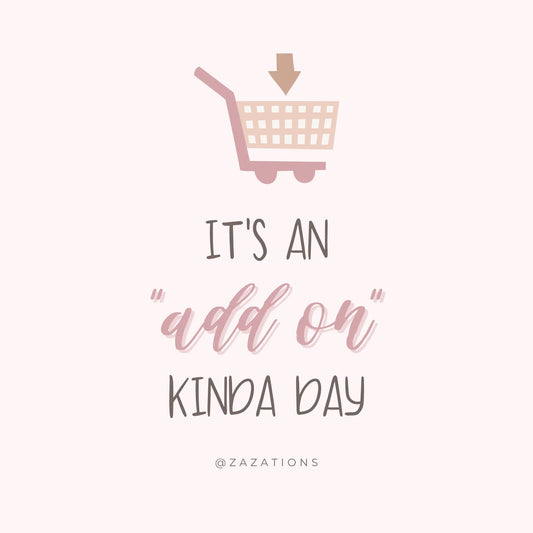 Back Shirt Printing Add On - Zazations