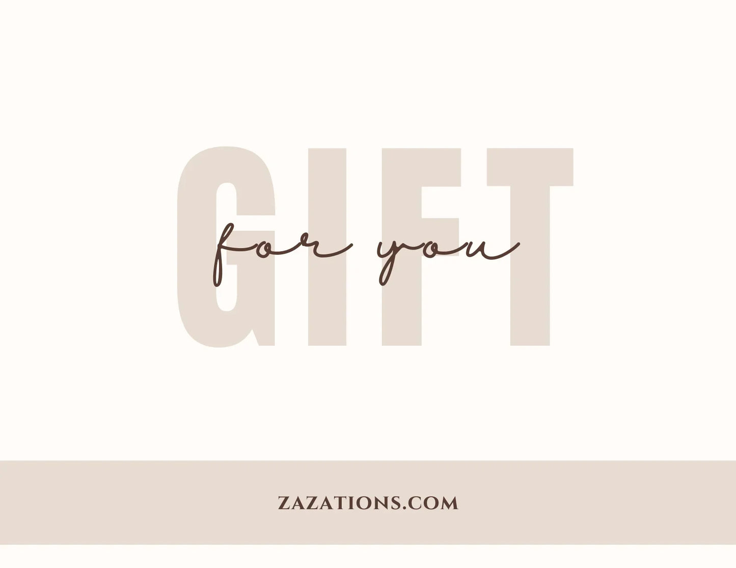 Zazations Gift Card - Zazations