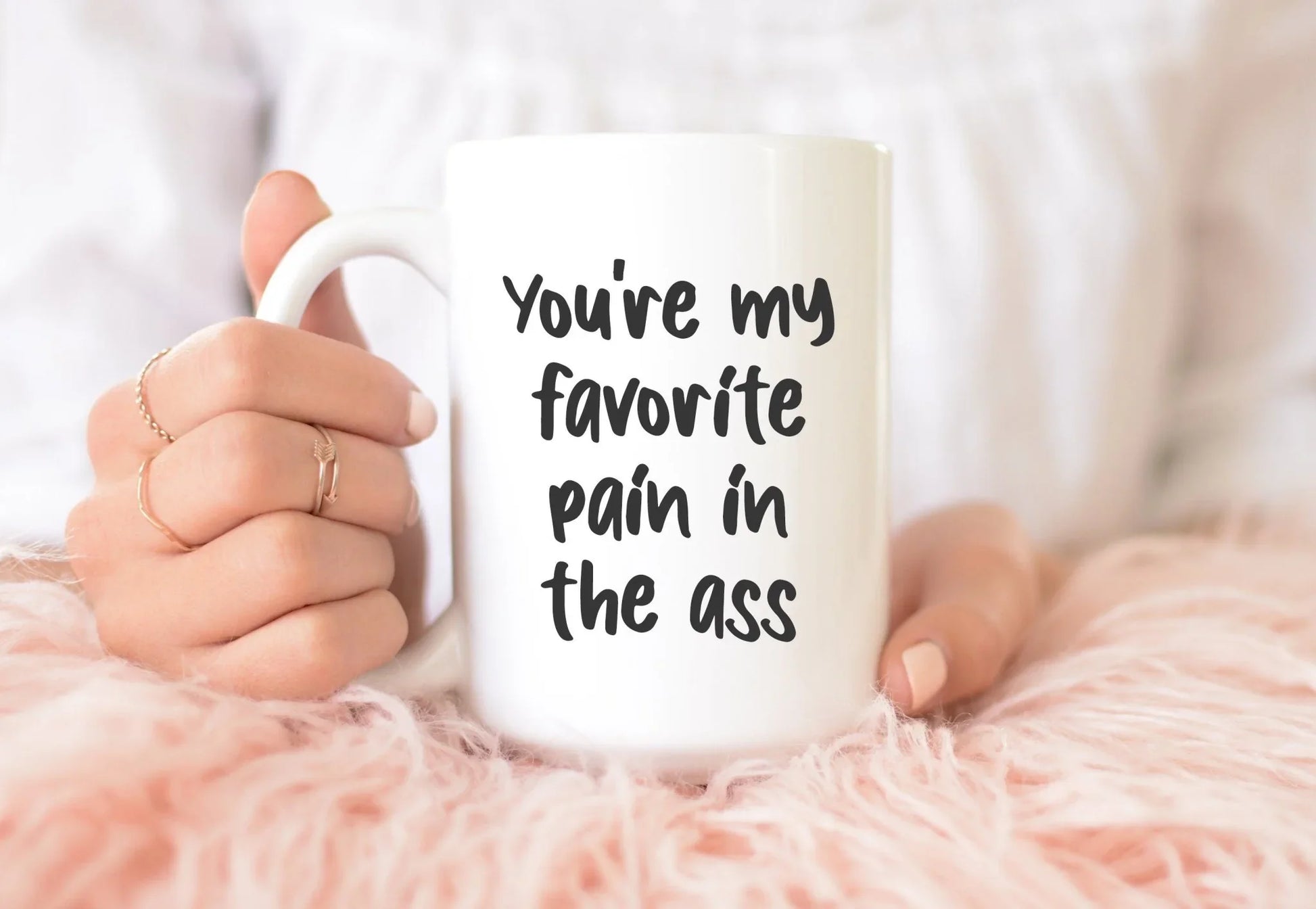 You're My Favorite Pain In The Ass Mug – Funny Coffee Cup for Couples - Zazations