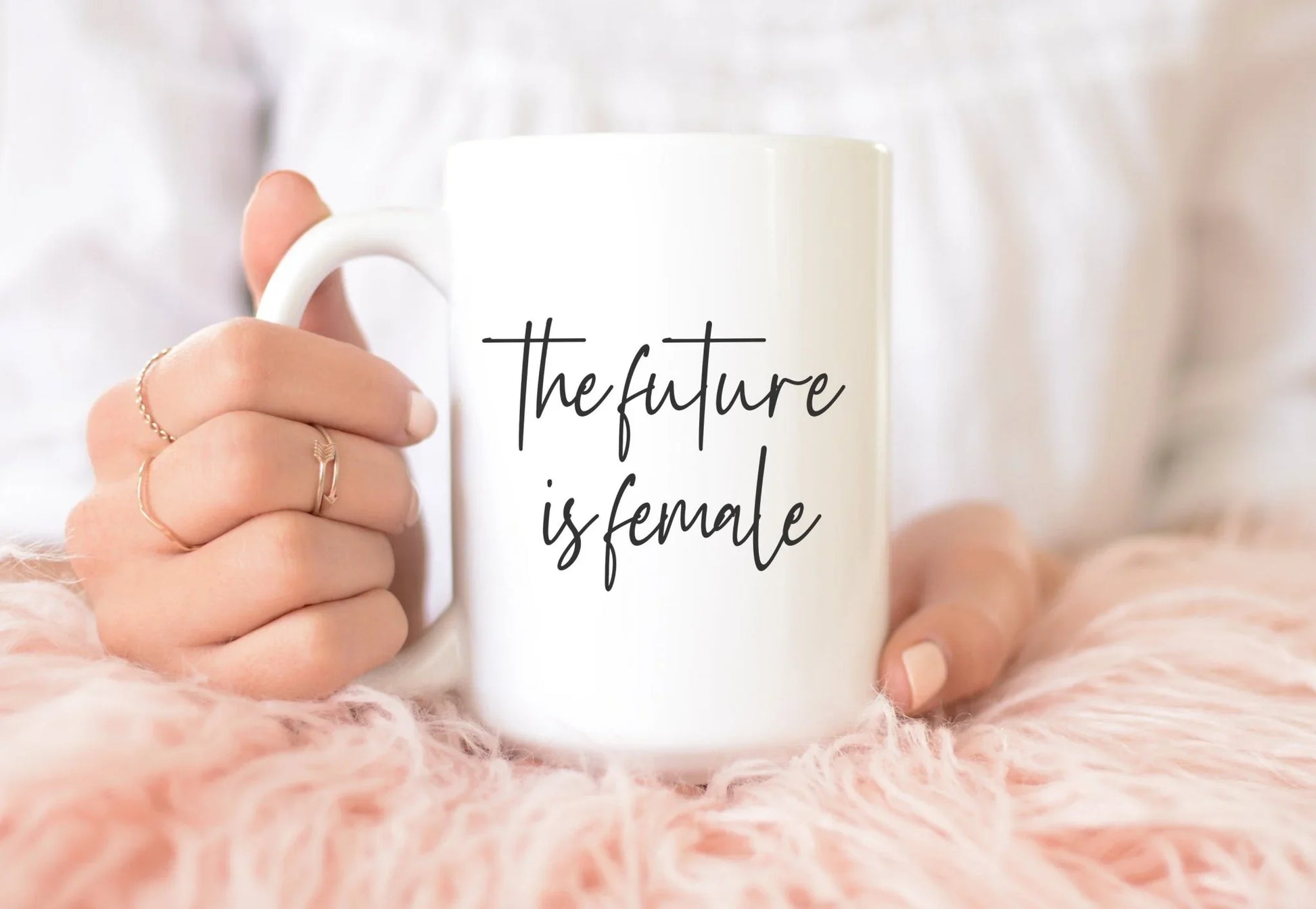 The Future Is Female – Feminist Girl Power Coffee Mug - Zazations