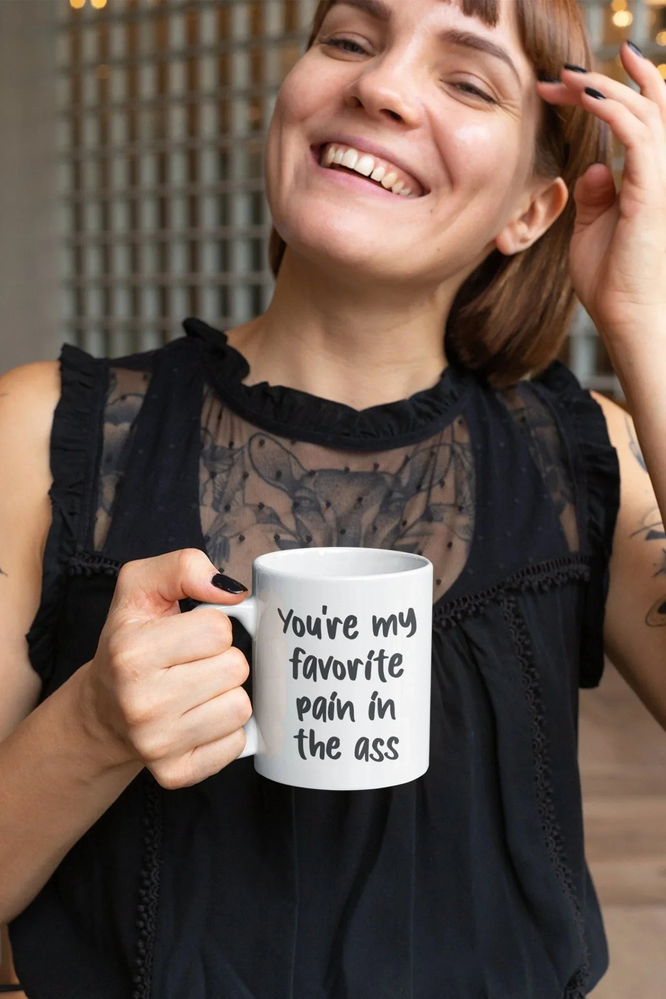 You're My Favorite Pain In The Ass Mug – Funny Coffee Cup for Couples - Zazations