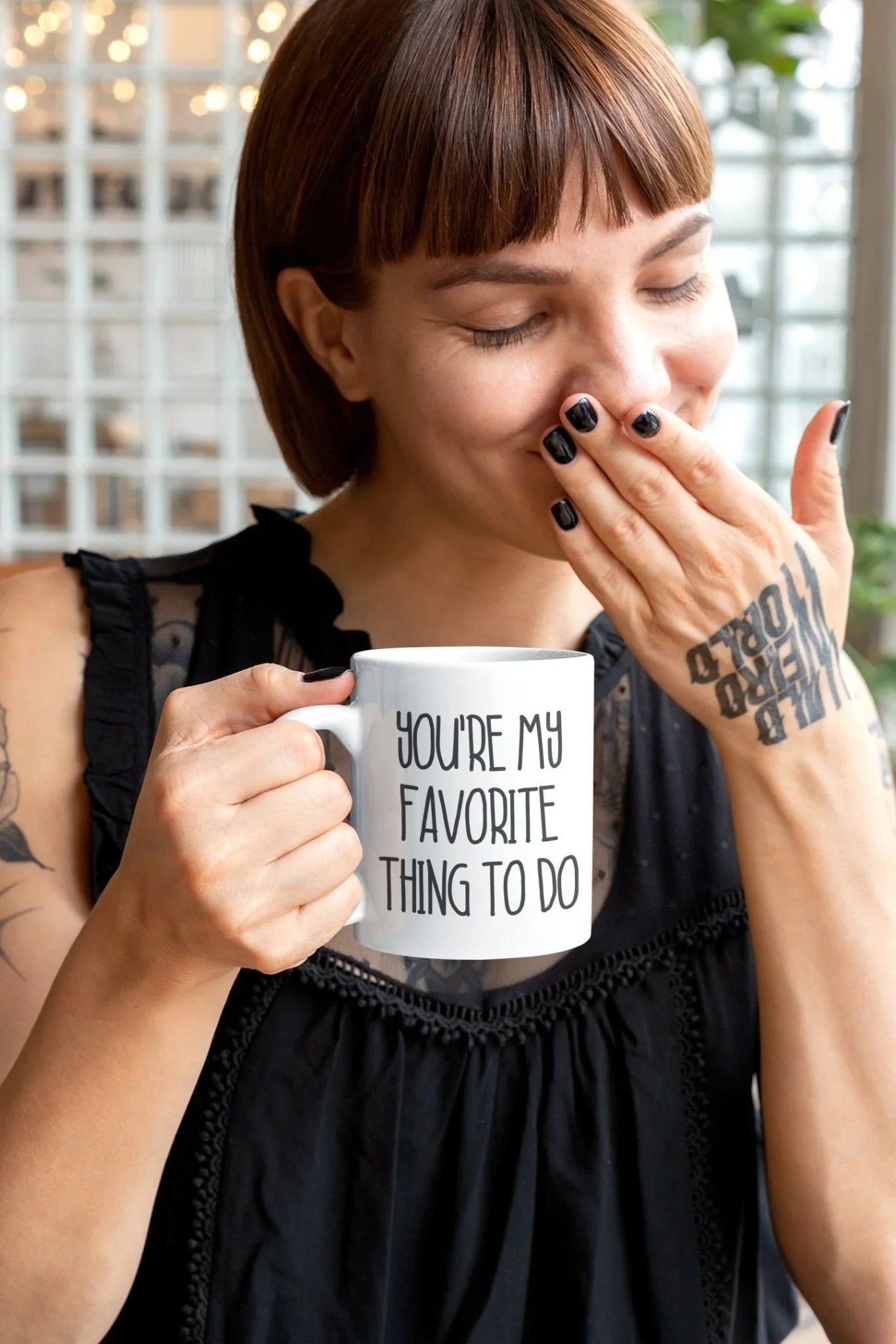 You’re My Favorite Thing To Do Coffee Mug – Funny Valentine’s Day Gift for Couples - Zazations