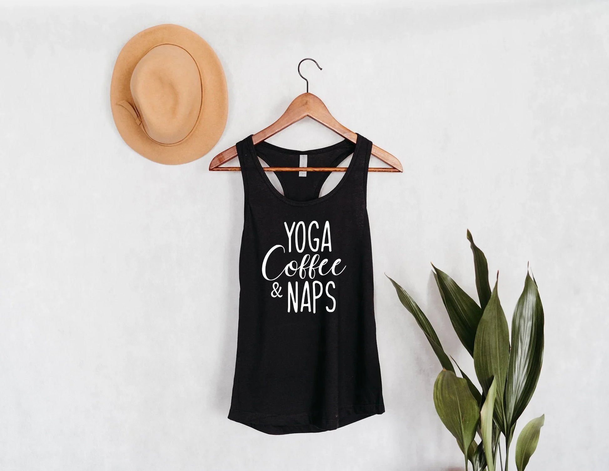 Yoga, Coffee, and Naps – Funny Next Yoga Tank Top for Women - Zazations