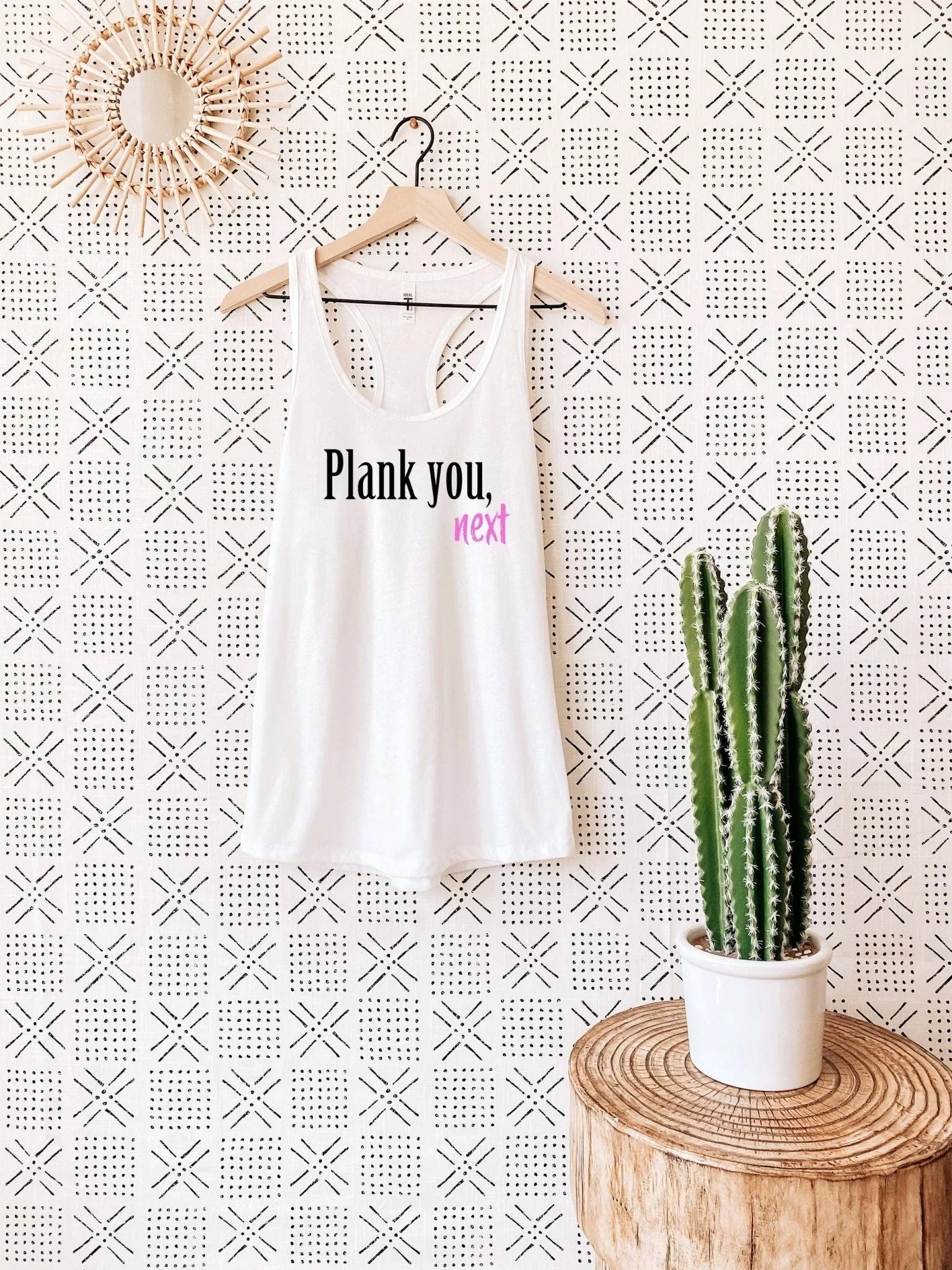 Plank You Next Shirt– Funny Plank Yoga Tank Top for Women - Zazations