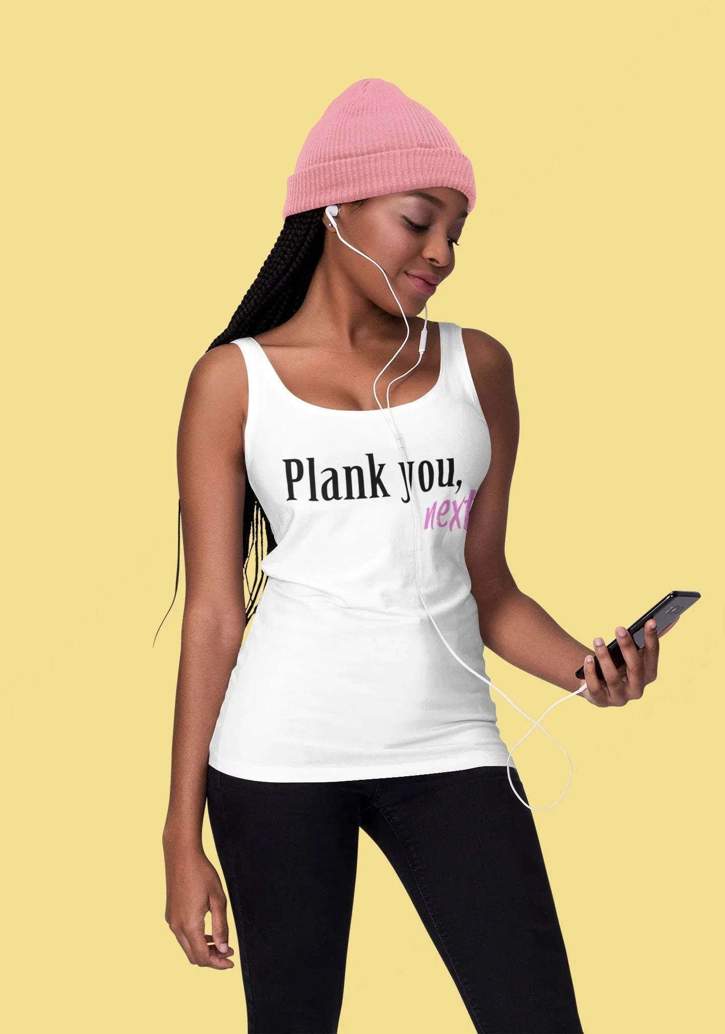 Plank You Next Shirt– Funny Plank Yoga Tank Top for Women - Zazations