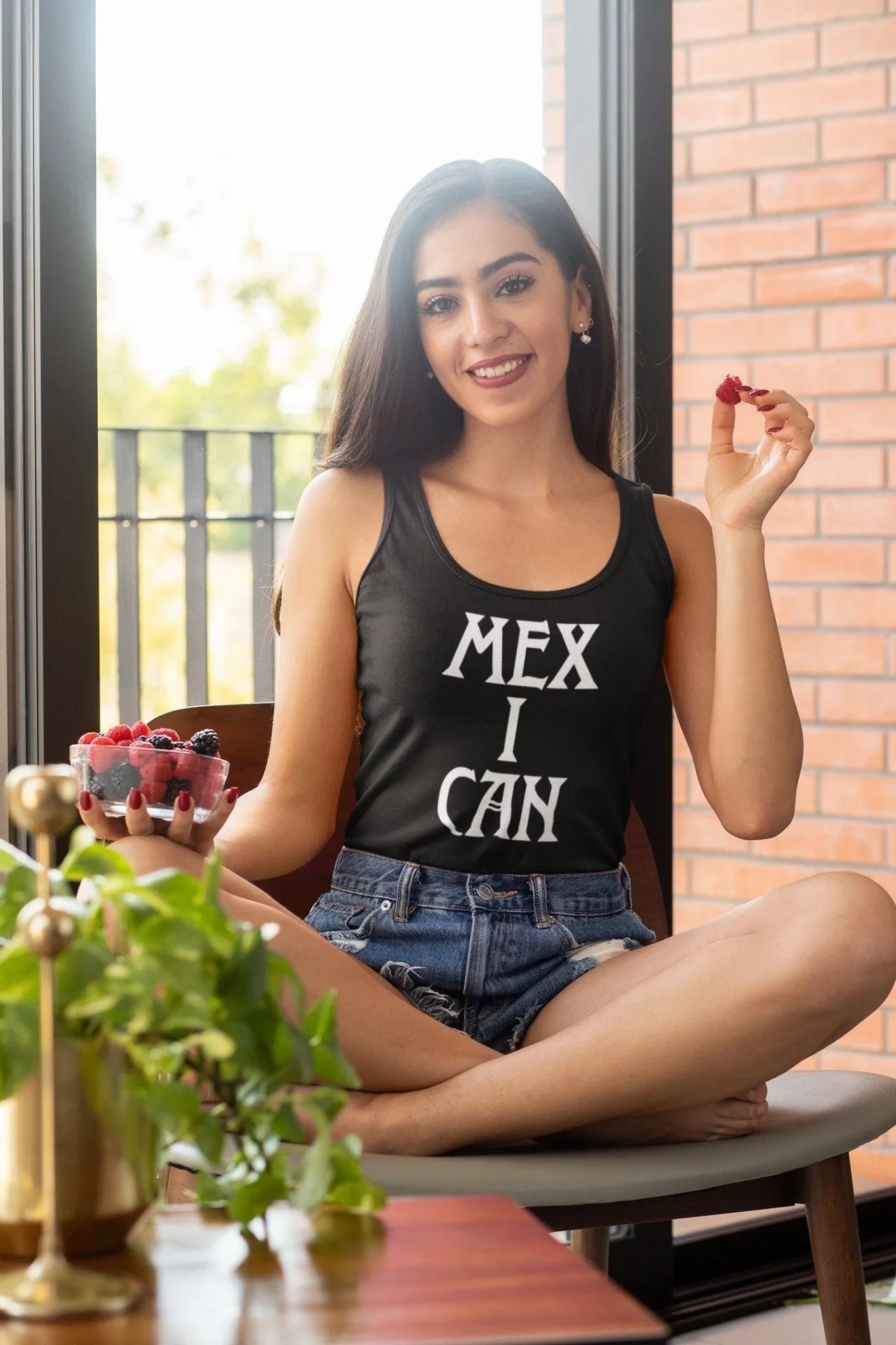 Mex I Can Latina Tank Top – Empowering Next Level 1533 Racerback - Zazations