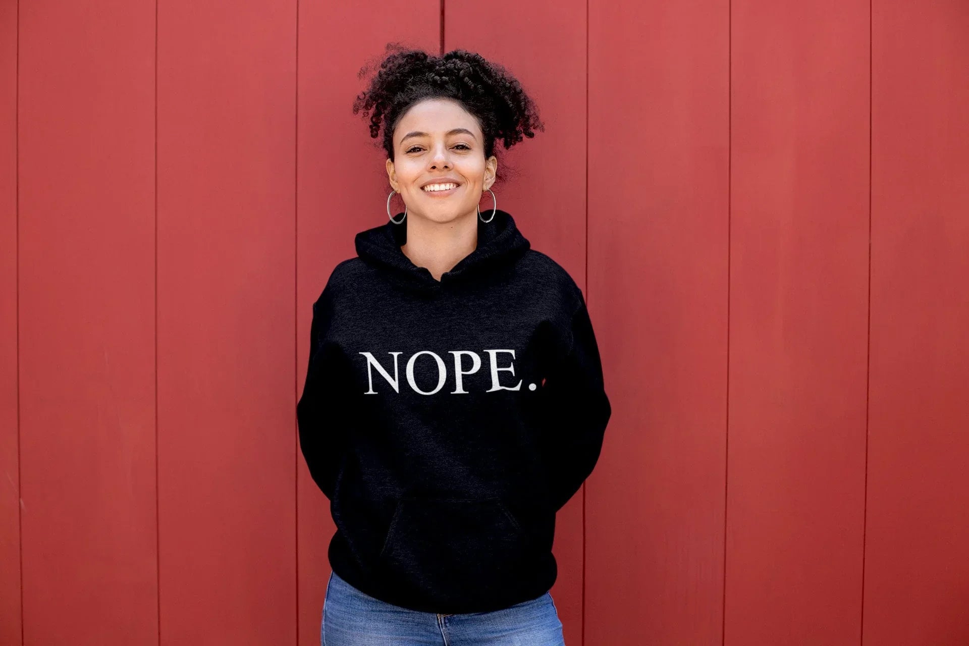 Nope Hoodie – Funny Attitude Unisex Hoodie for Everyday Sarcasm - Zazations
