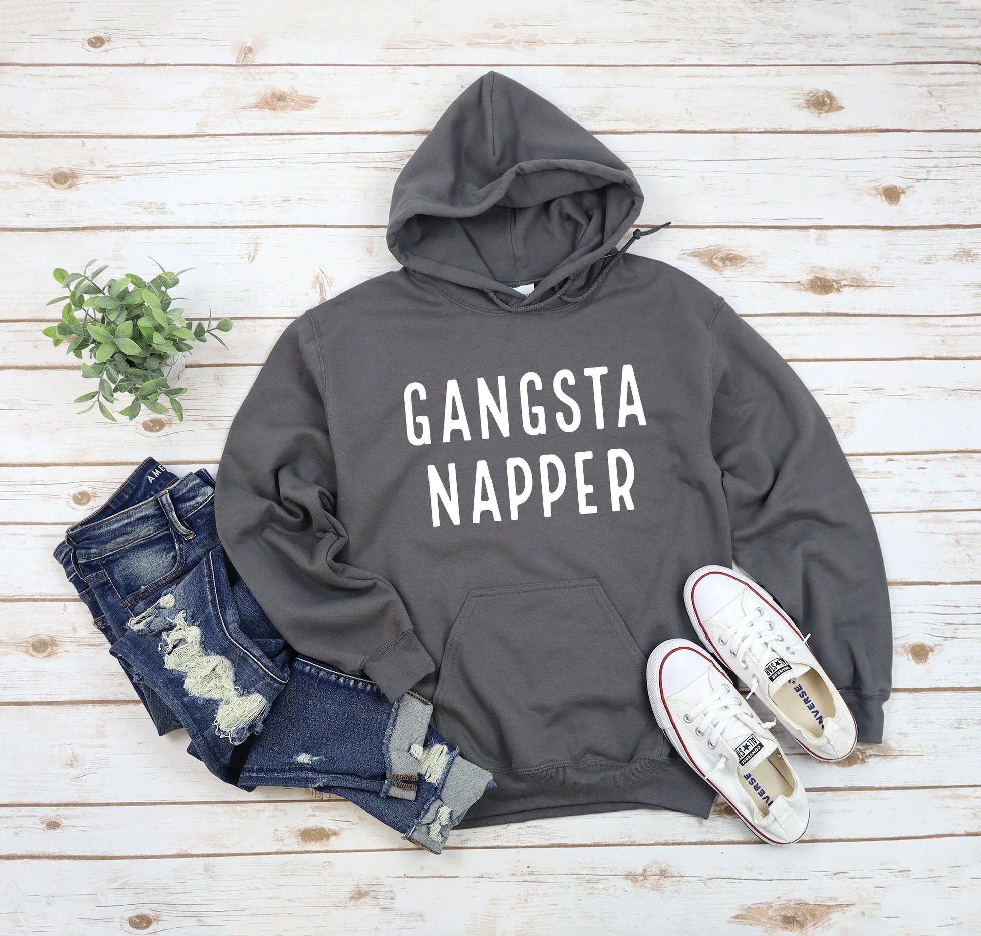 Gangsta Napper Hoodie – Funny Unisex Hoodie for Nap Lovers - Zazations