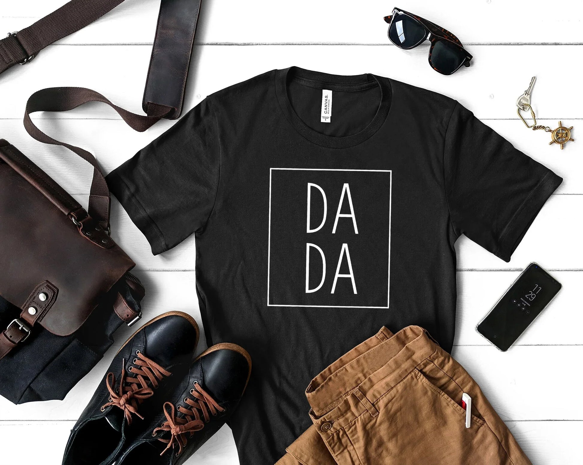DADA Shirt – Minimalist Dad T-Shirt for Father’s Day - Zazations