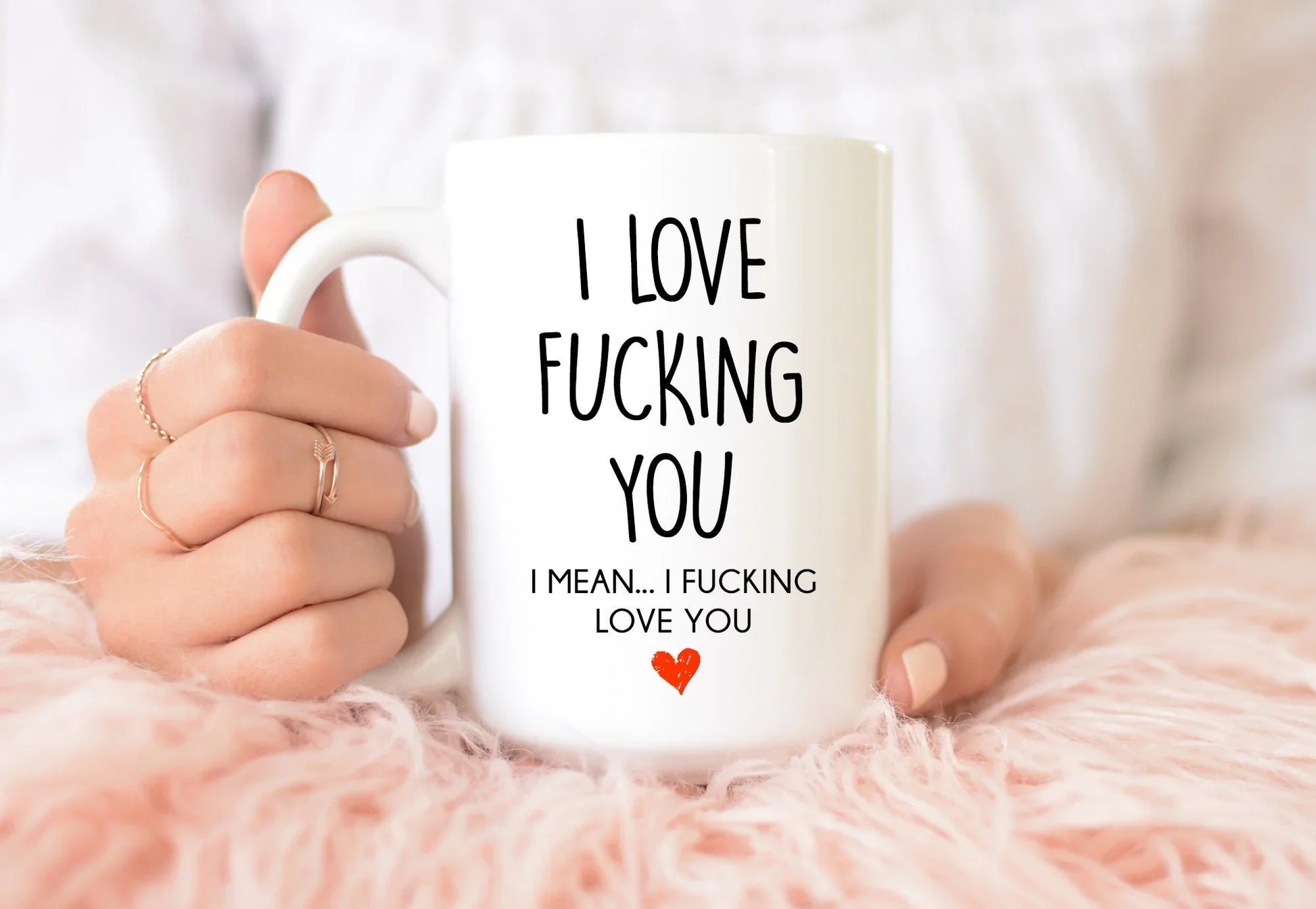 I Love Fucking You Coffee Mug – Funny, Sexy Valentine’s Day Gift for Girlfriend or Wife - Zazations