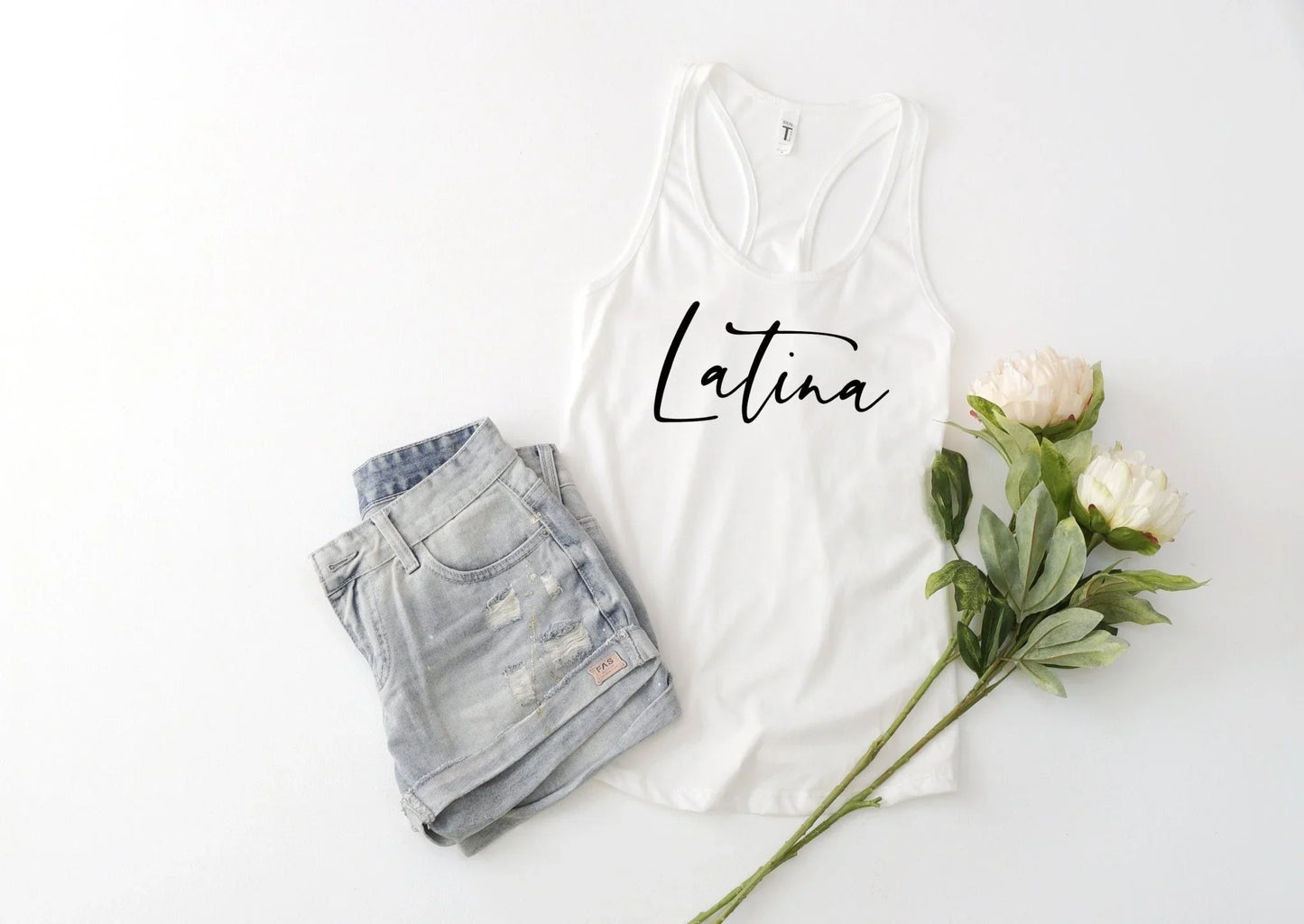 Latina Tank Top – Proud Latina Power Shirt | Next Level 1533 - Zazations