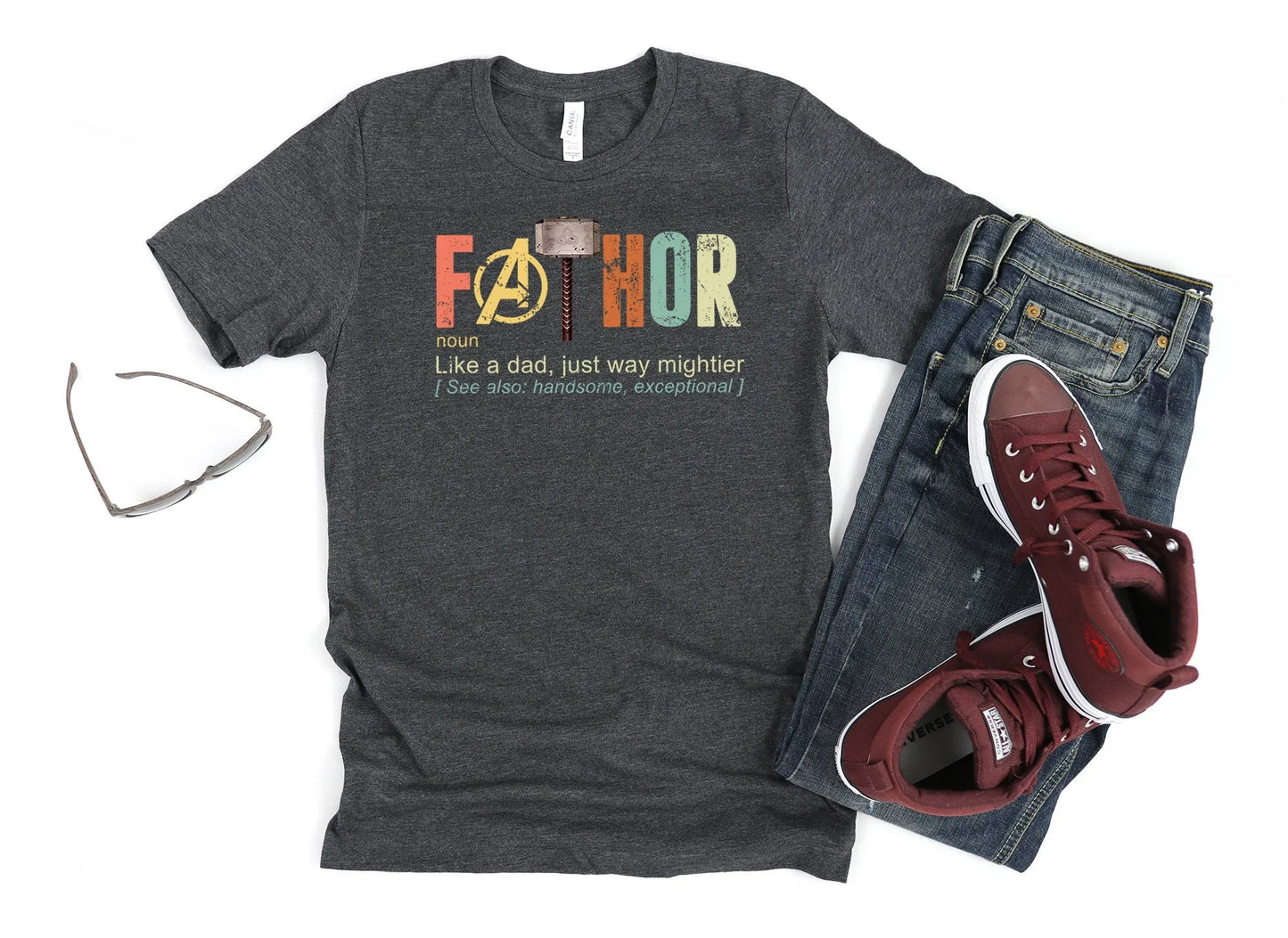 FATHOR Shirt – Funny Marvel-Inspired Gift for Dads - Zazations