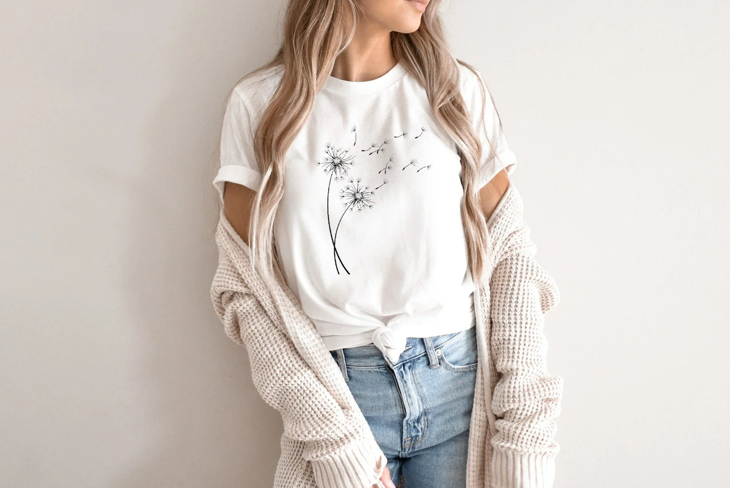 Just Breathe Dandelion Shirt – Yoga & Meditation Gift Tee | Bella+Canvas 3001 - Zazations