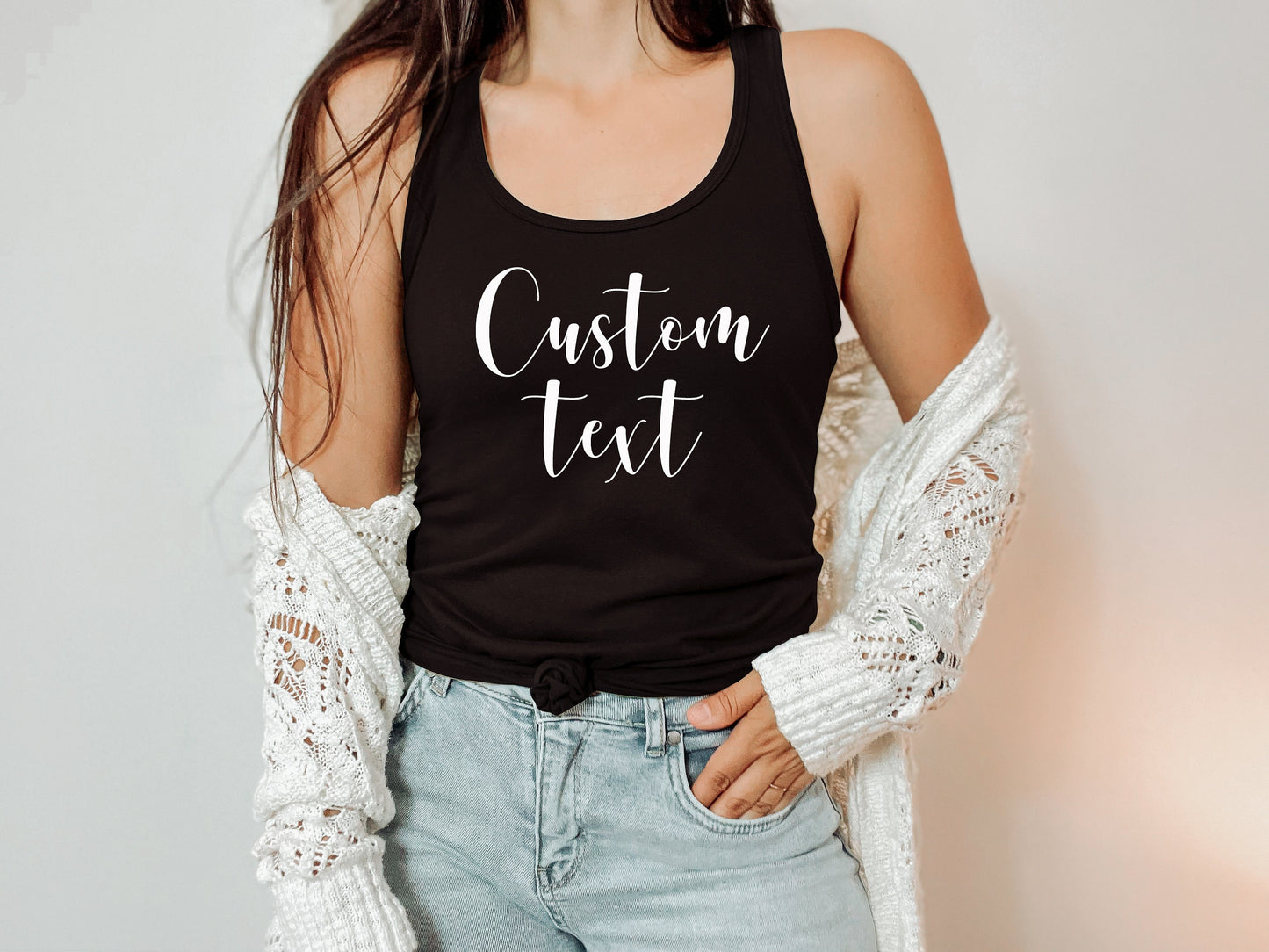 Camiseta sin mangas personalizada