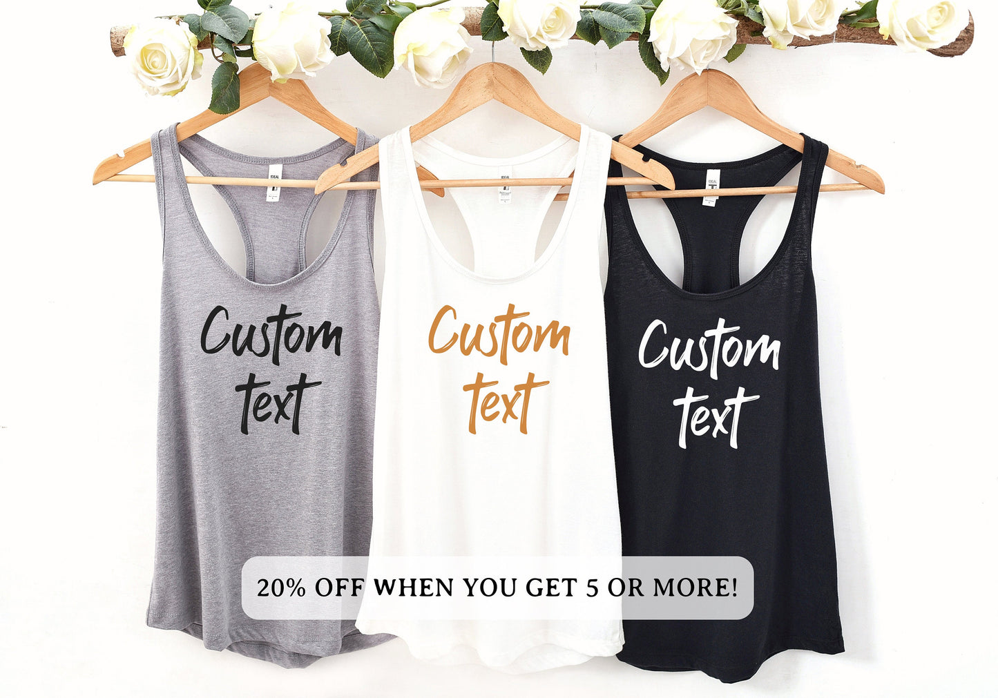 Camiseta sin mangas personalizada
