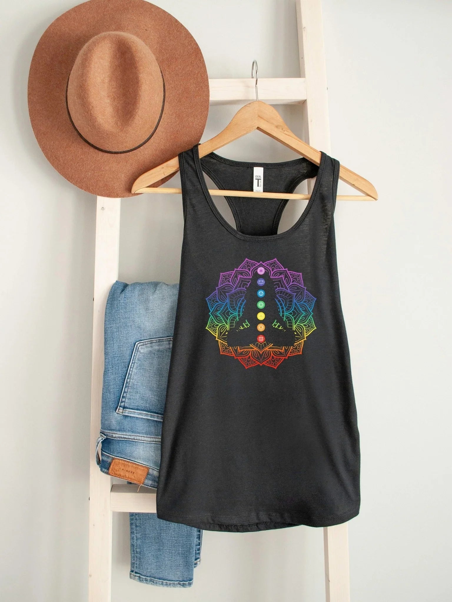 Seven Chakras Yoga Tank Top Shirt - Zazations