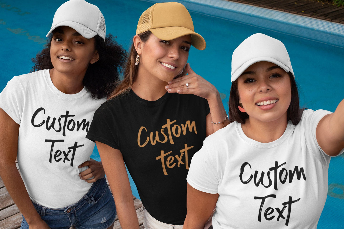 Camiseta con texto personalizado