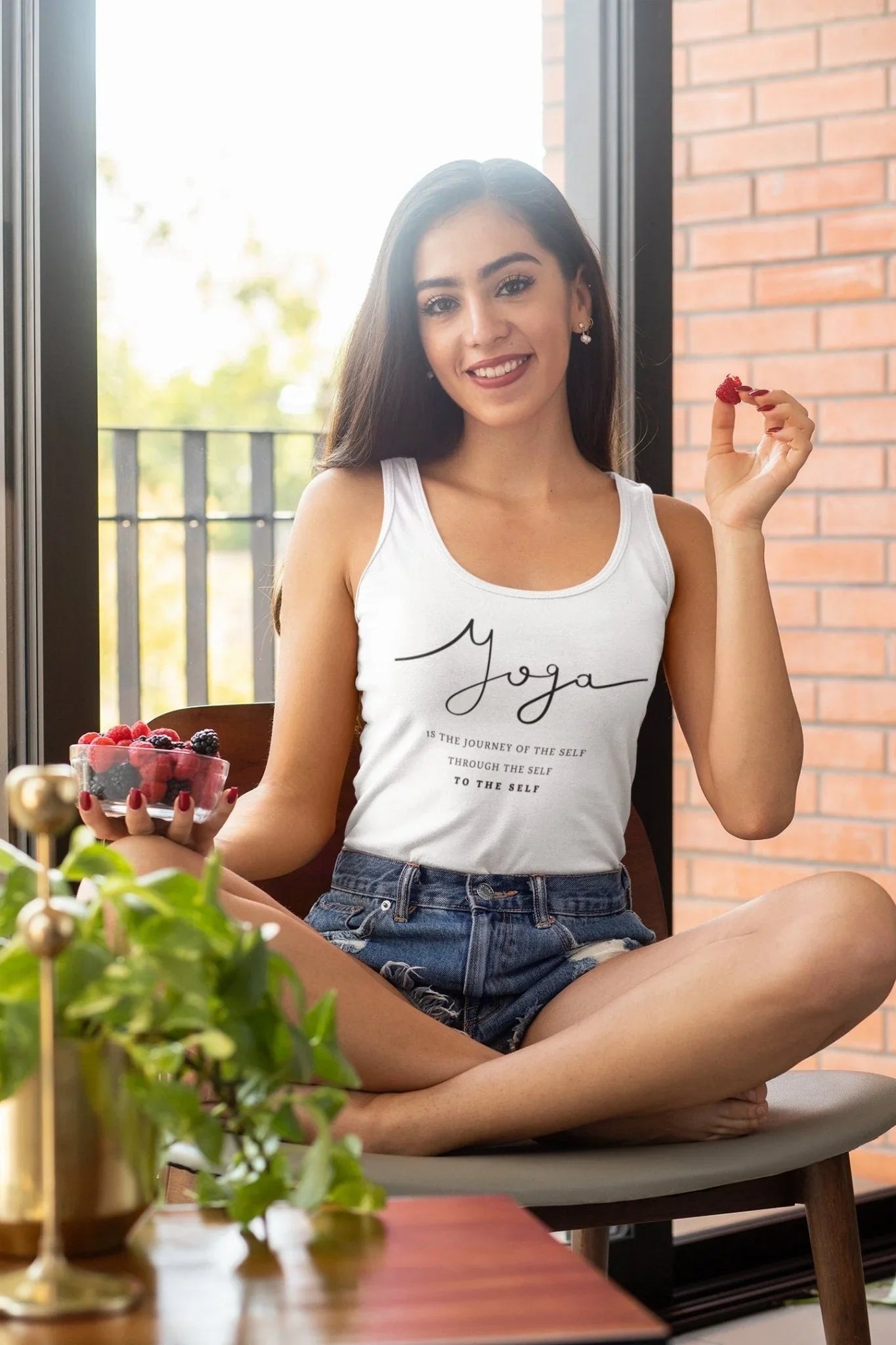 Yoga To The Self Next Level 1533 Tank Top – Inspirational Yoga Shirt - Zazations