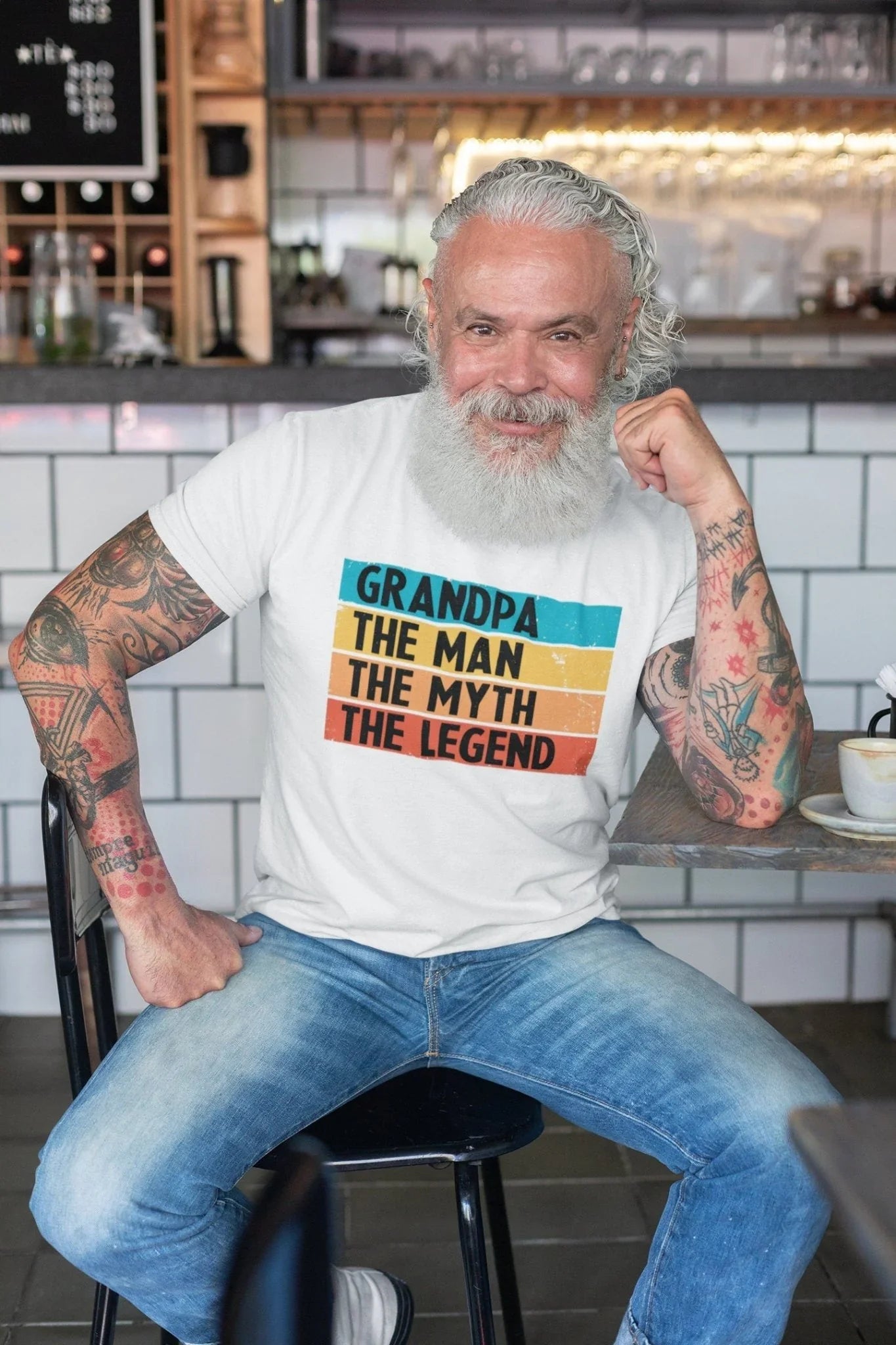 Dad: The Man, The Myth, The Legend Shirt – Personalized Father’s Day Gift - Zazations