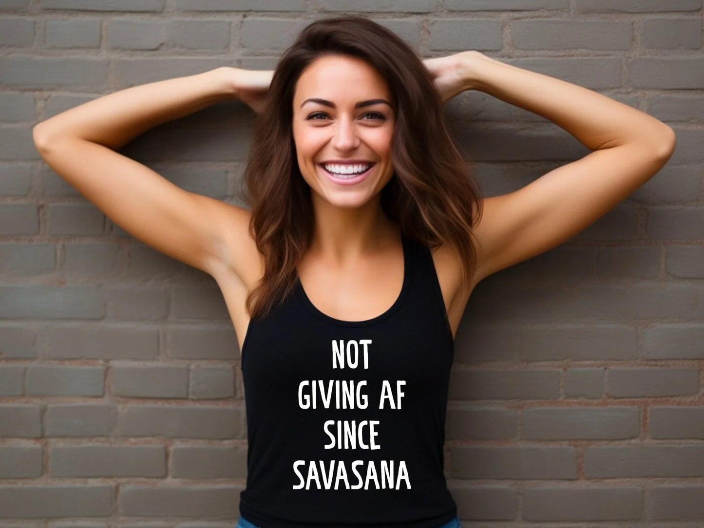Not Giving AF Since Savasana Women’s Next Level Yoga Tank – Funny Yoga Gift - Zazations