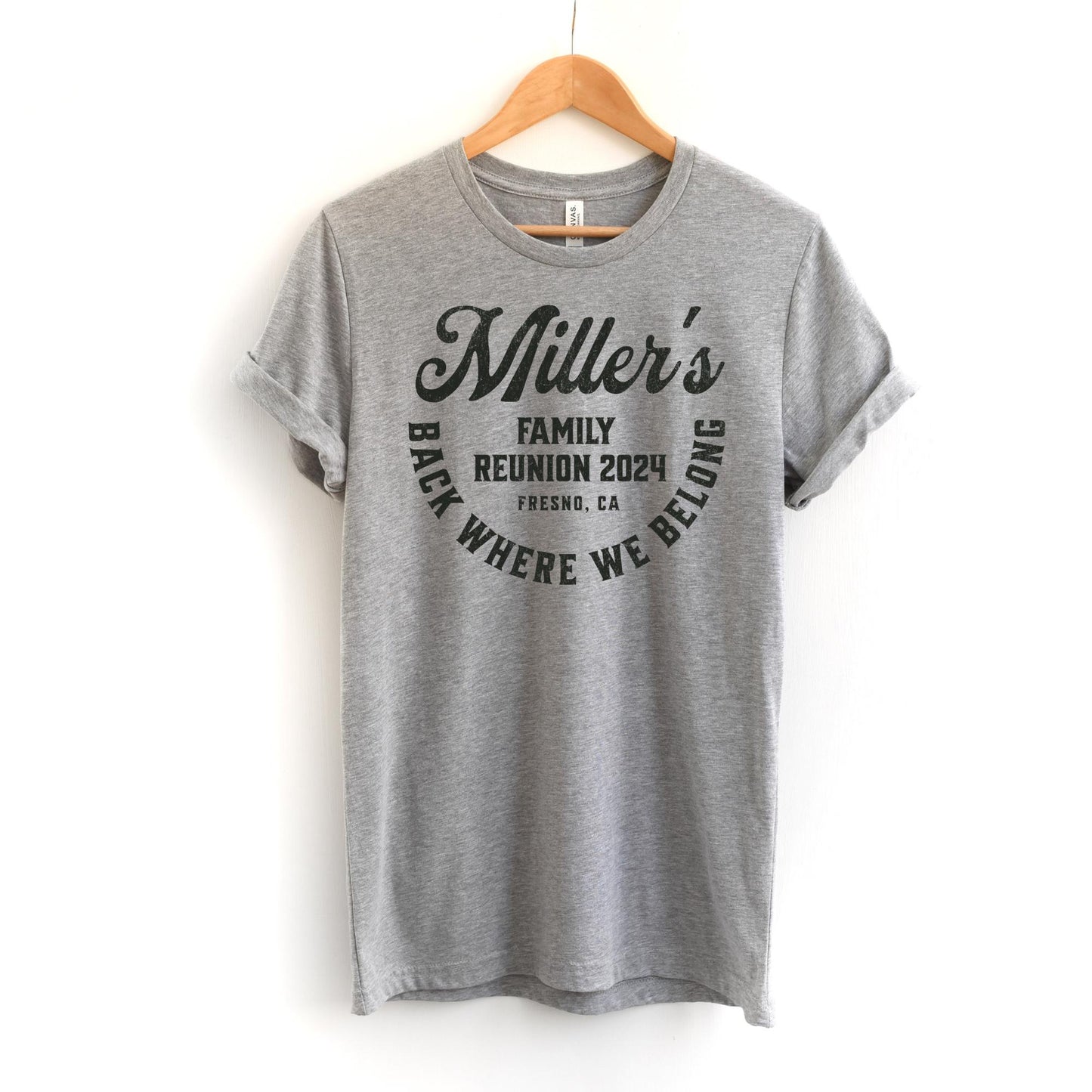 Camisetas personalizadas para reuniones familiares