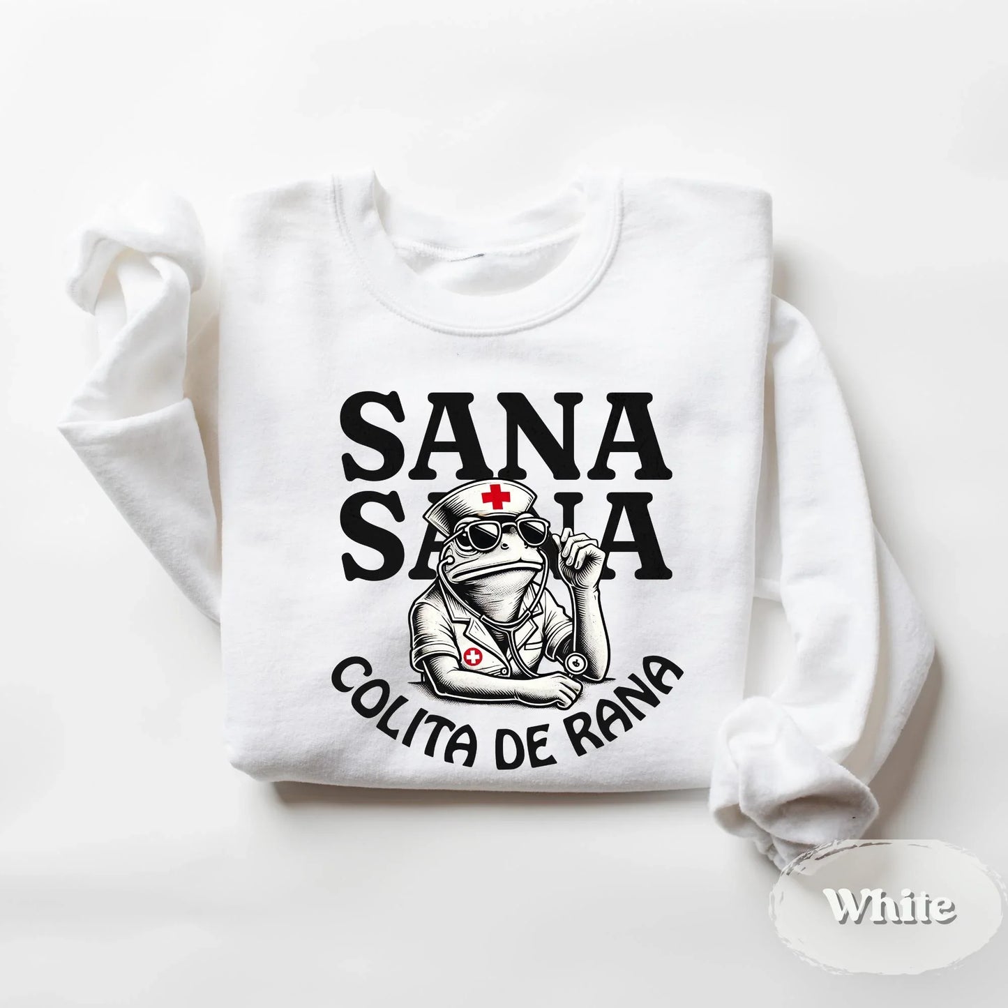 Sana Sana Sweatshirt & Hoodie – Funny Mexican Mom Saying, Latina Nurse Gift - Zazations