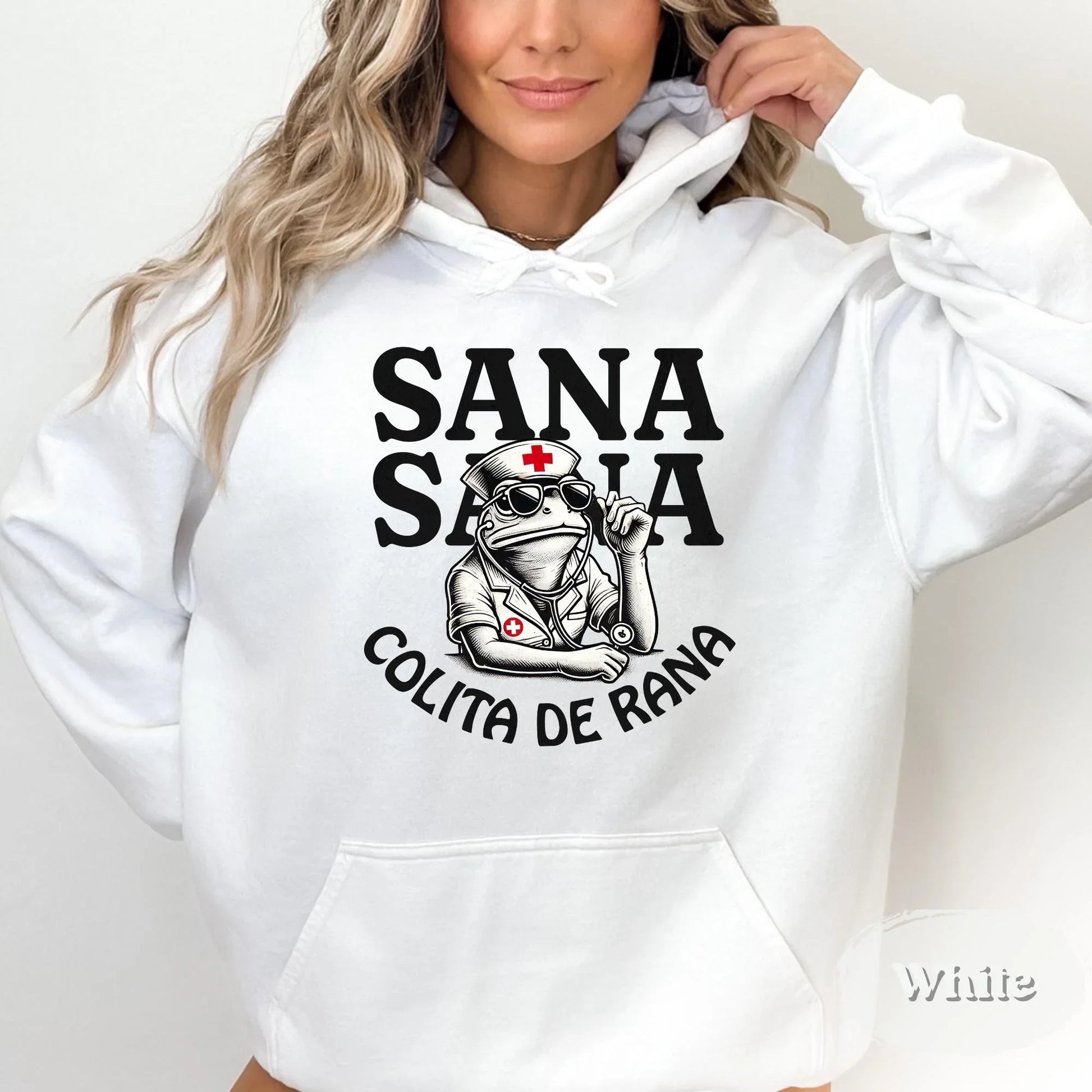 Sana Sana Sweatshirt & Hoodie – Funny Mexican Mom Saying, Latina Nurse Gift - Zazations