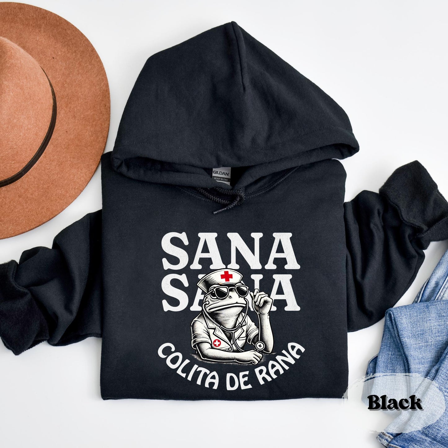 Sana Sana Sweatshirt & Hoodie – Funny Mexican Mom Saying, Latina Nurse Gift - Zazations