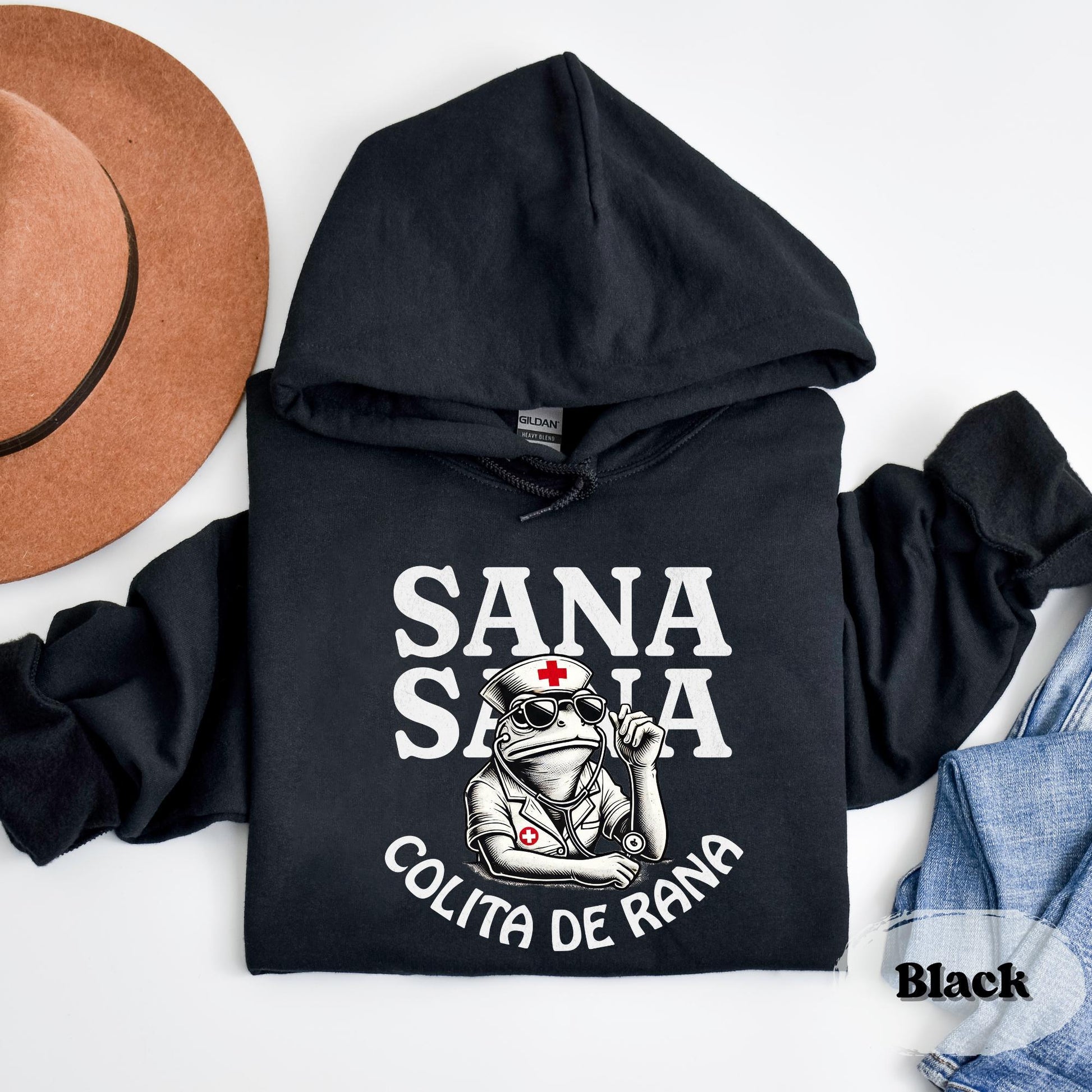 Sana Sana Sweatshirt & Hoodie – Funny Mexican Mom Saying, Latina Nurse Gift - Zazations