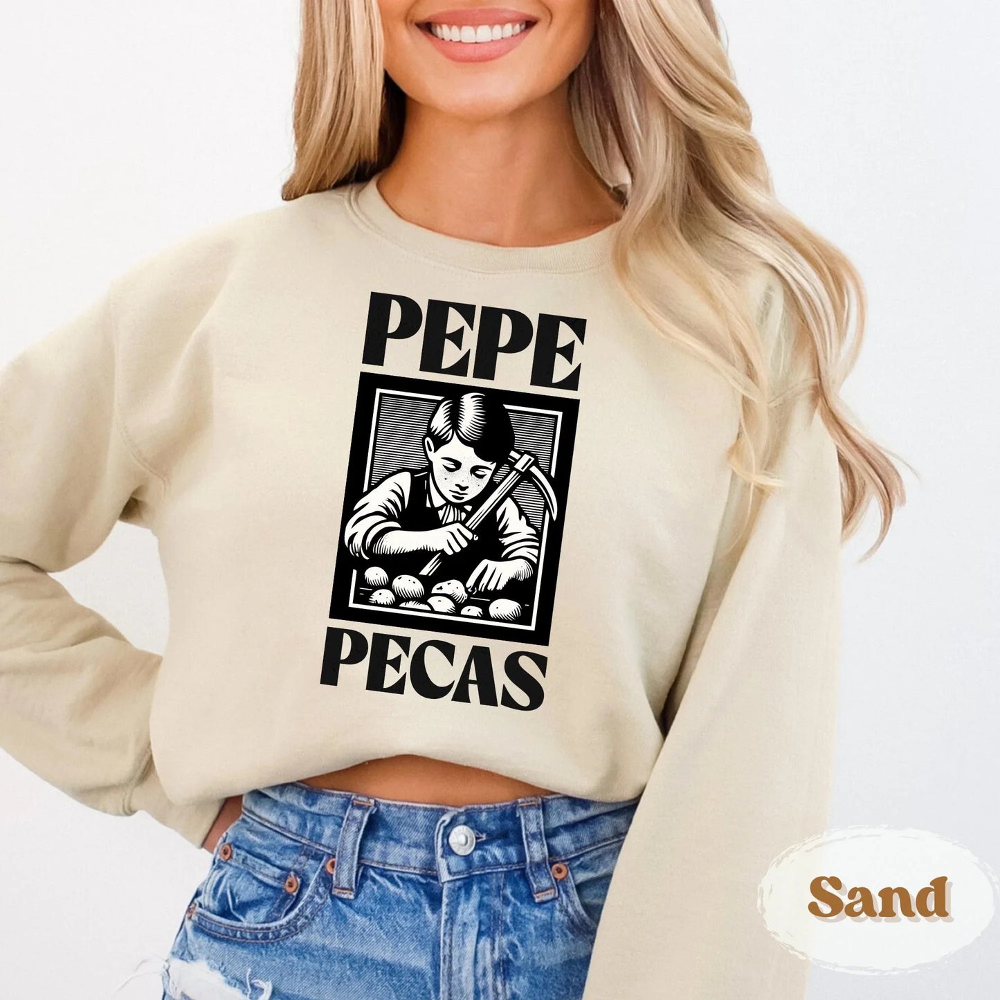 Pepe Pecas Sweatshirt – Funny Mexican Saying Crewneck - Zazations