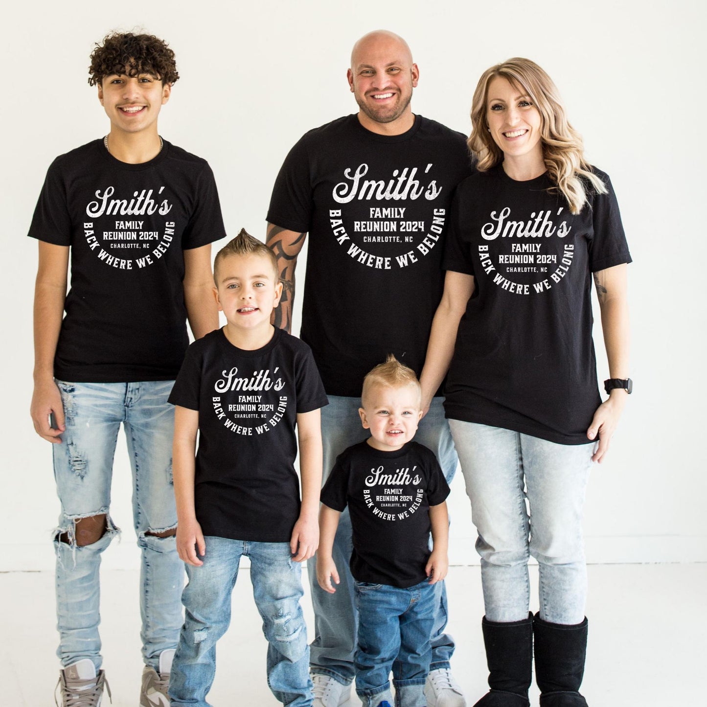 Camisetas personalizadas para reuniones familiares