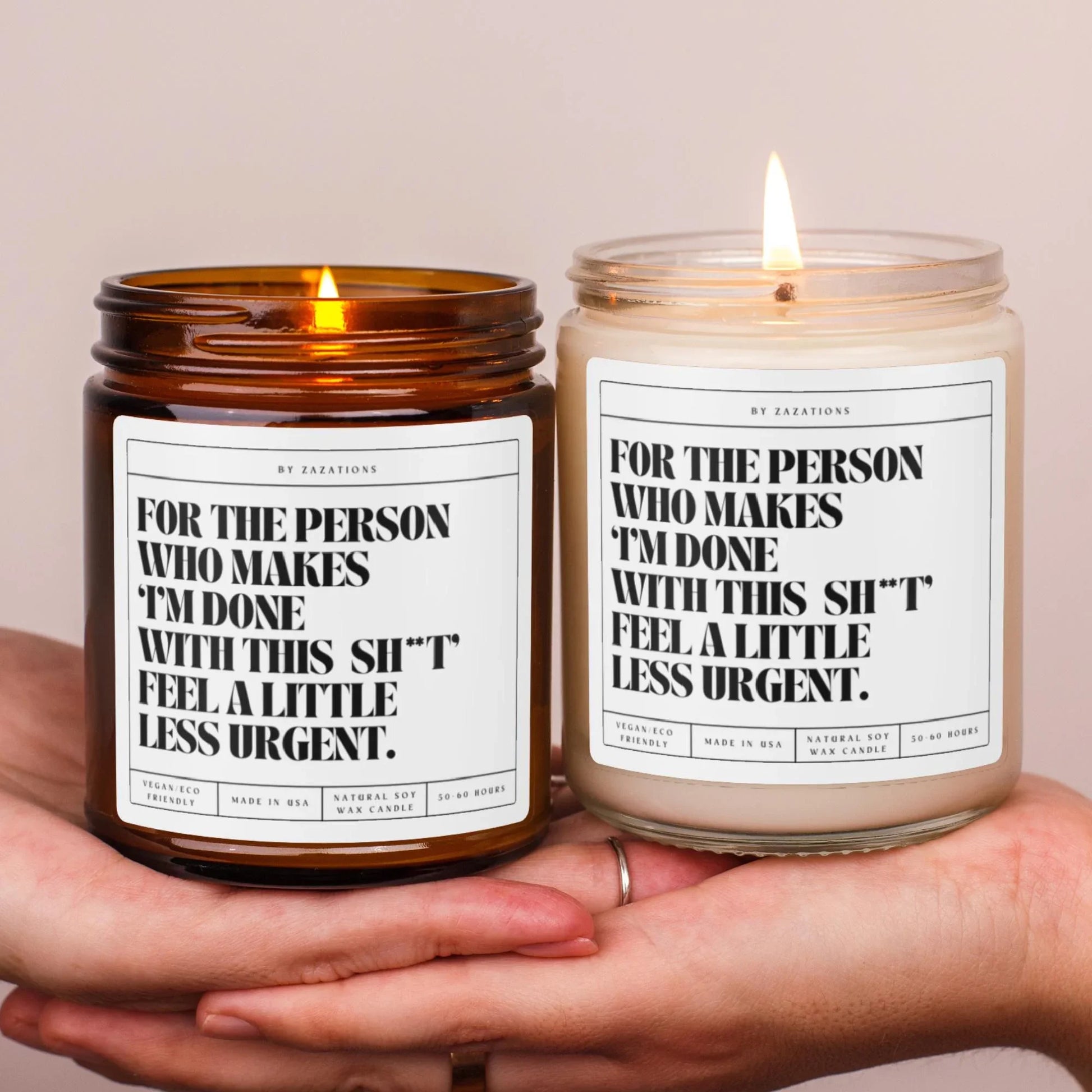 I’m Done With This Shit Candle – Funny Soy Candle for Stress Relief - Zazations