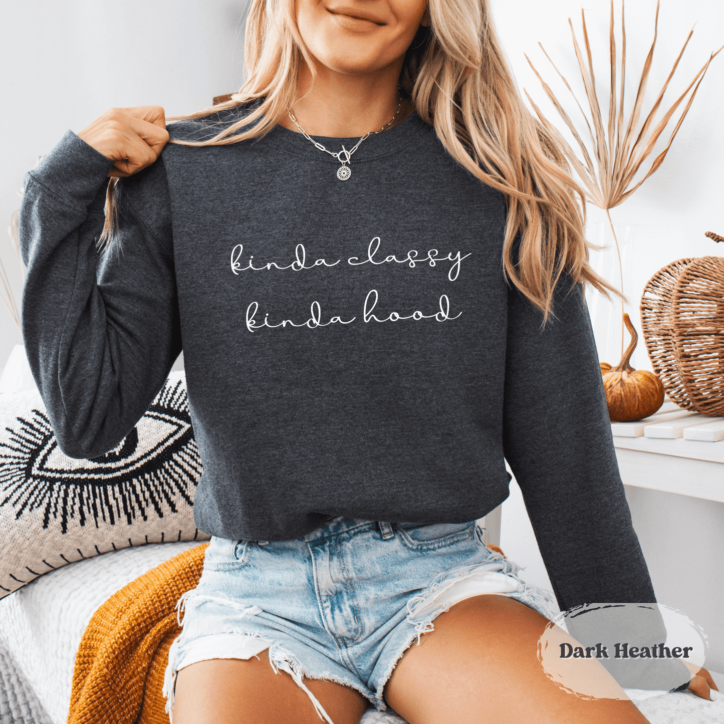 Kinda Classy Kinda Hood Hoodie – Funny Cozy Graphic Sweatshirt