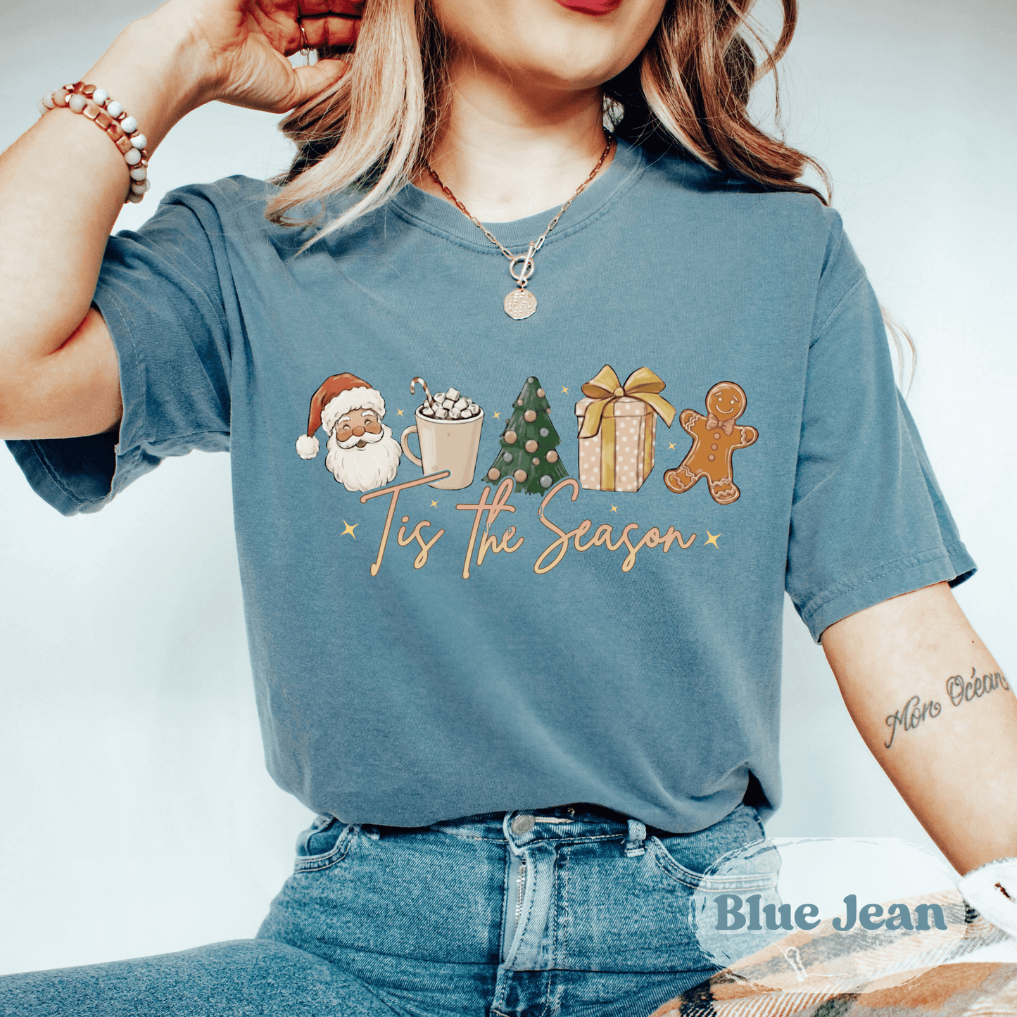 Tis the Season Christmas Shirt – Comfort Colors Holiday Graphic Tee