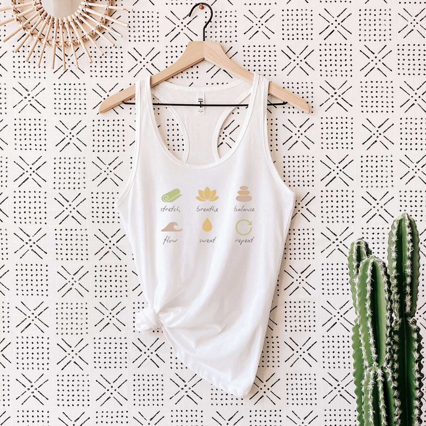 Stretch Breathe Balance Yoga Tank