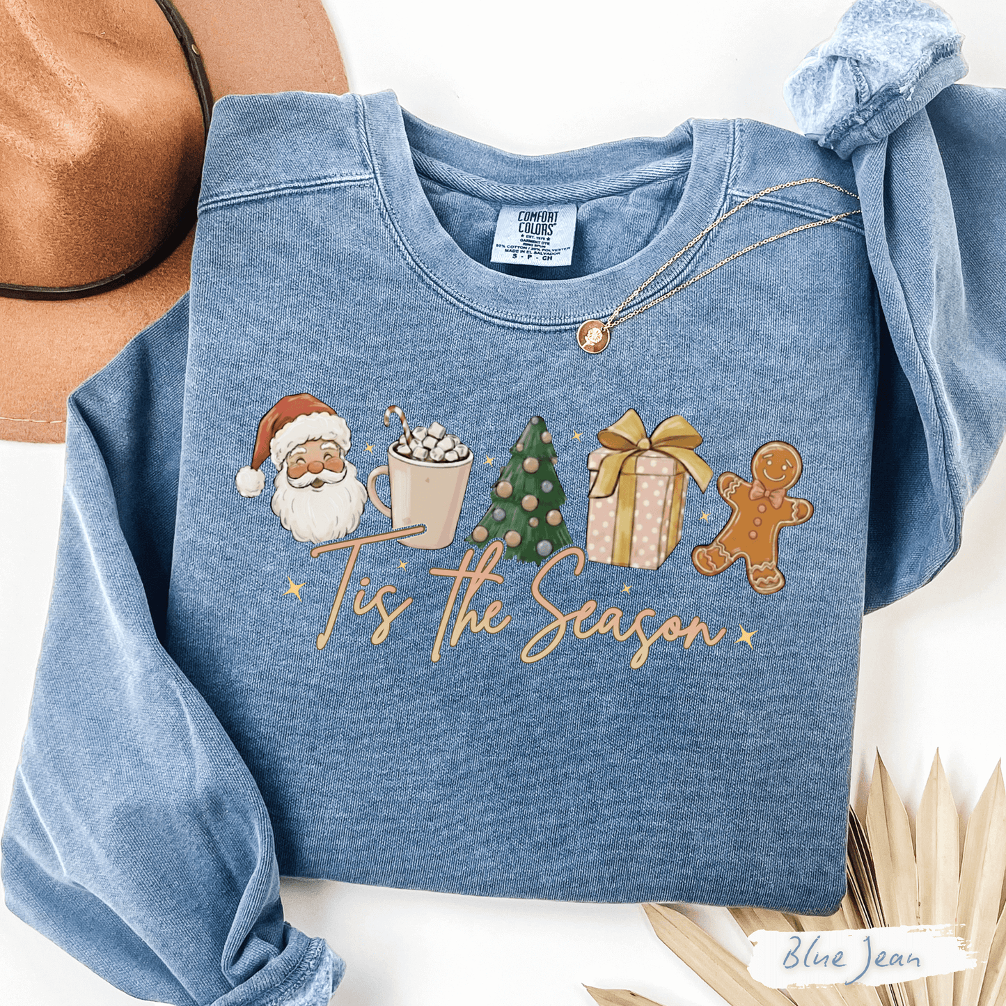 Tis The Season Christmas Sweatshirt – Vintage Holiday Vibes