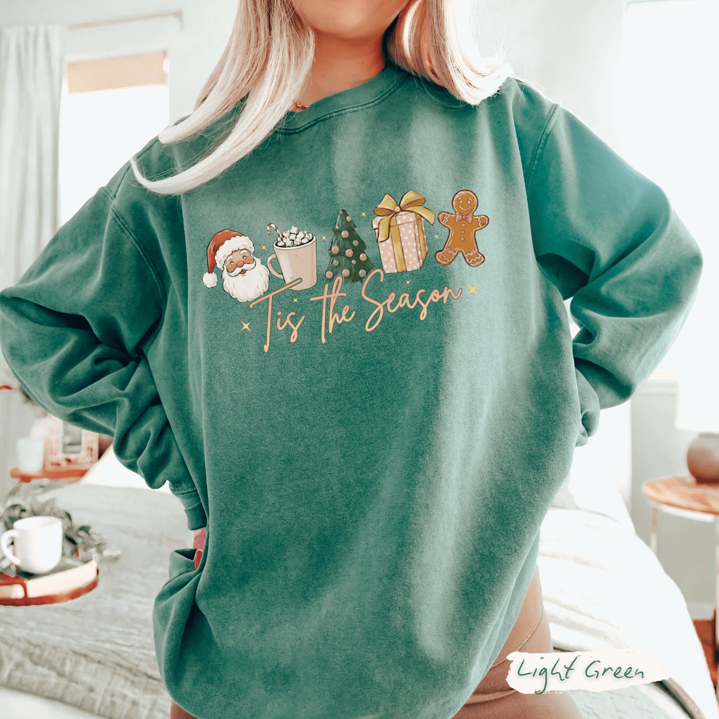 Tis The Season Christmas Sweatshirt – Vintage Holiday Vibes