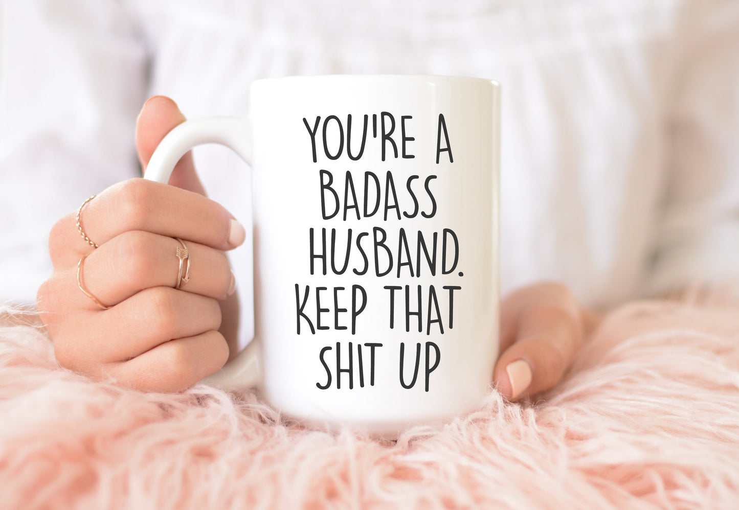 Eres un marido genial. Sigue así – Taza divertida para marido