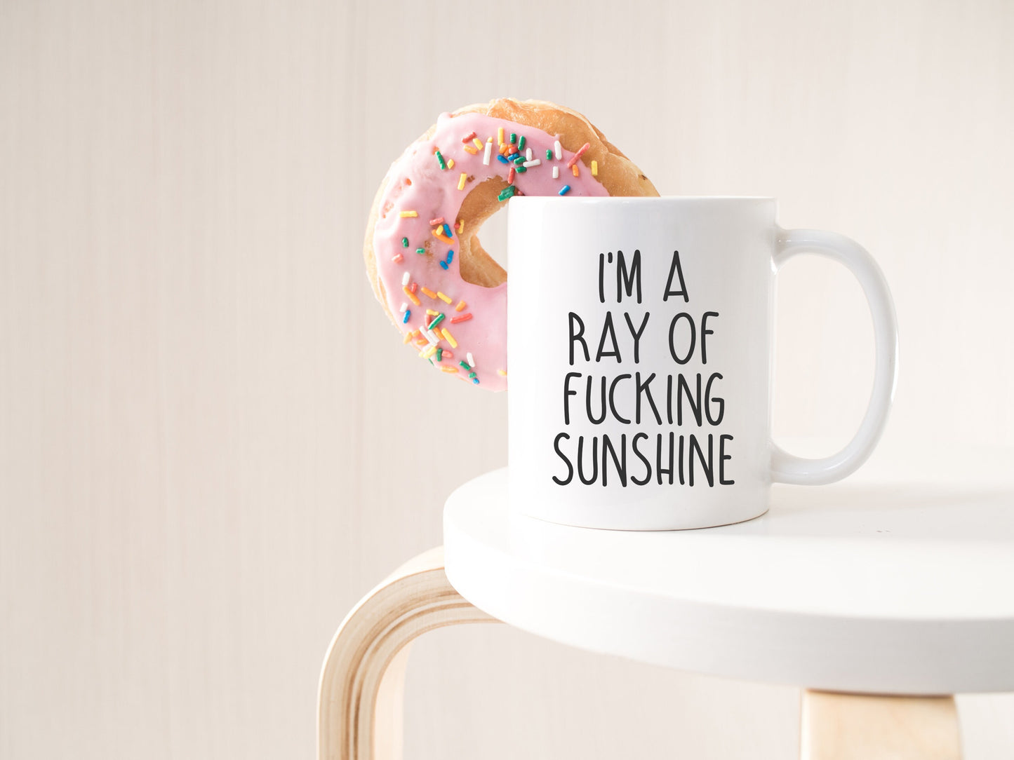 Taza "Soy un Rayo de Sol" - Divertida y sarcástica | Un regalo atrevido para los amantes del café