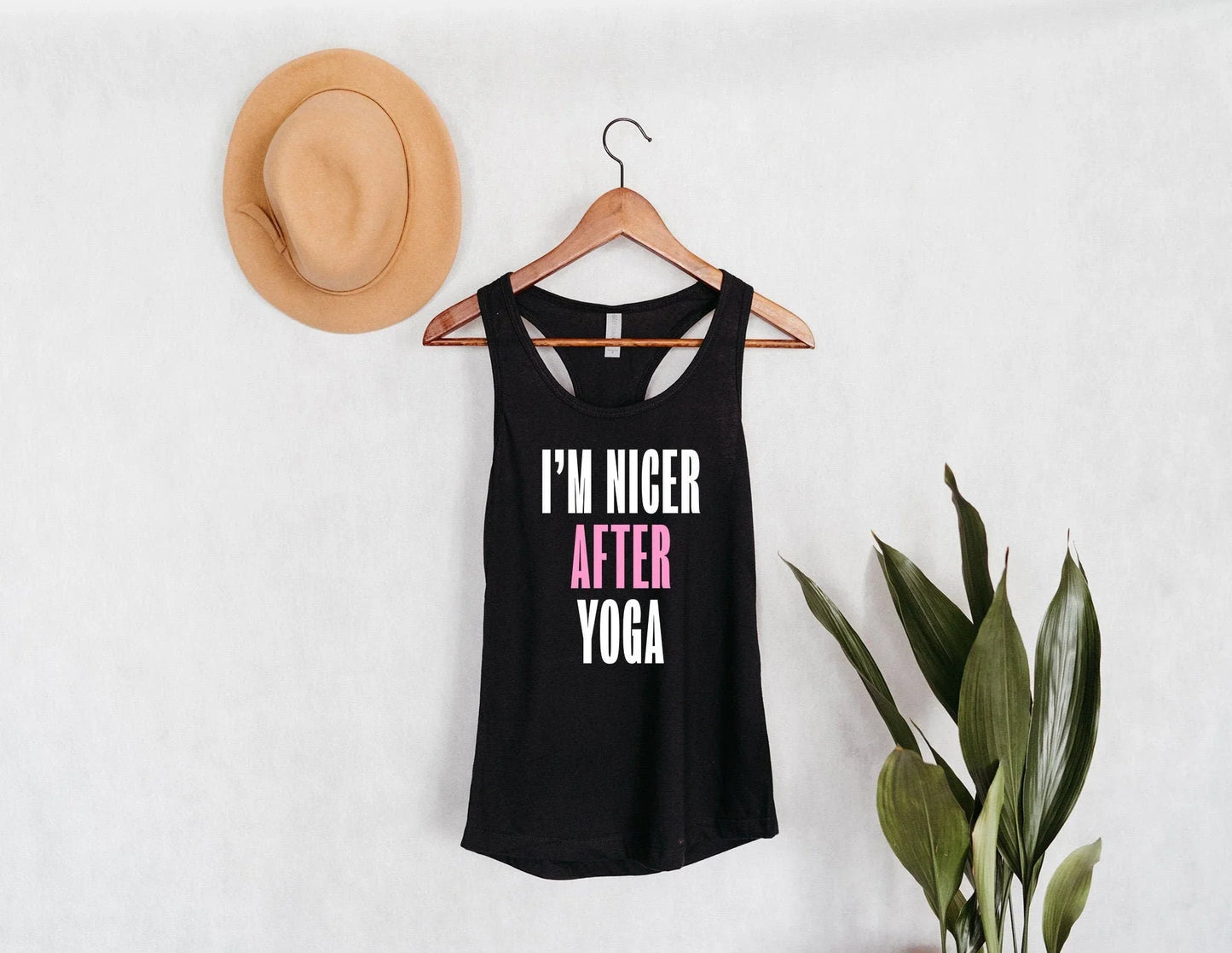 I’m Nicer After Yoga Tank – Funny Women’s Workout Shirt - Zazations