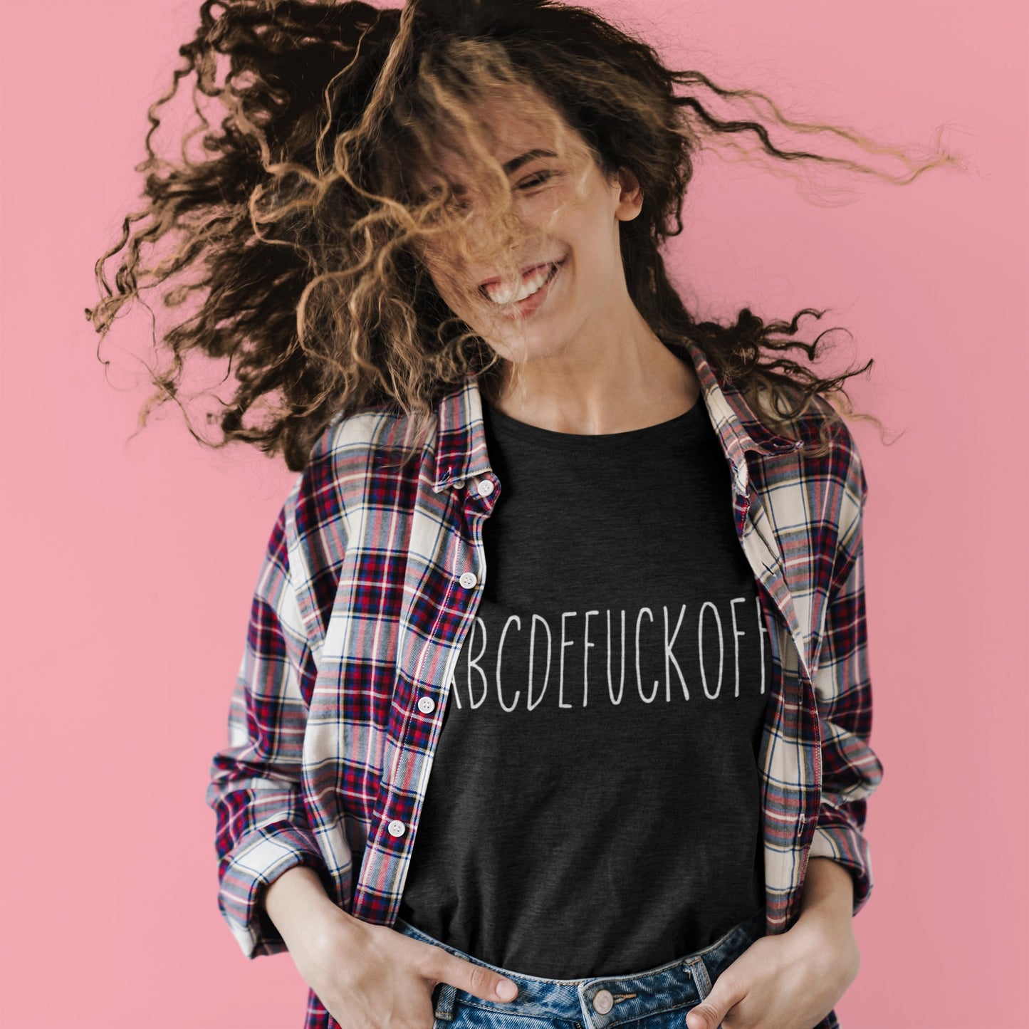 Camiseta ABCDEFUCKOFF: un regalo divertido y travieso para él o ella | Camiseta atrevida para cumpleaños o festividades