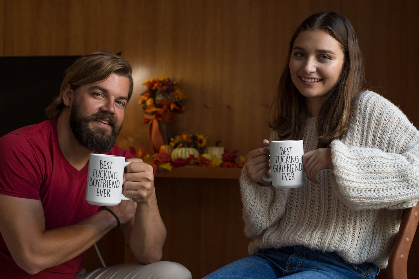 Juego de tazas "La mejor novia y el mejor novio de la historia"