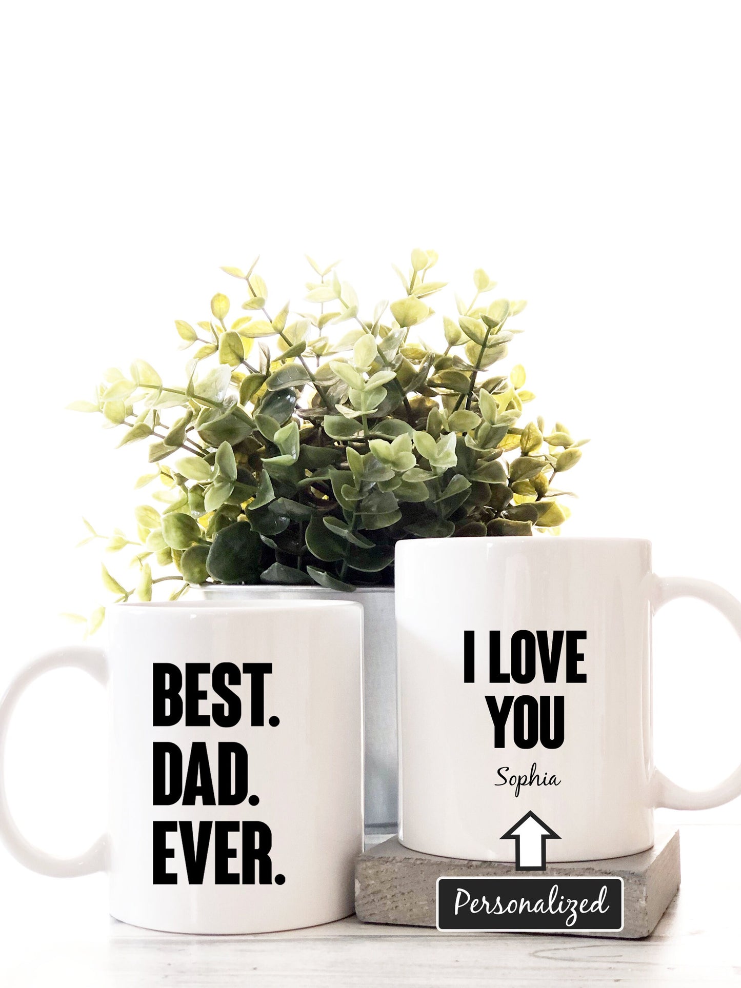 Taza personalizada "El mejor papá del mundo"