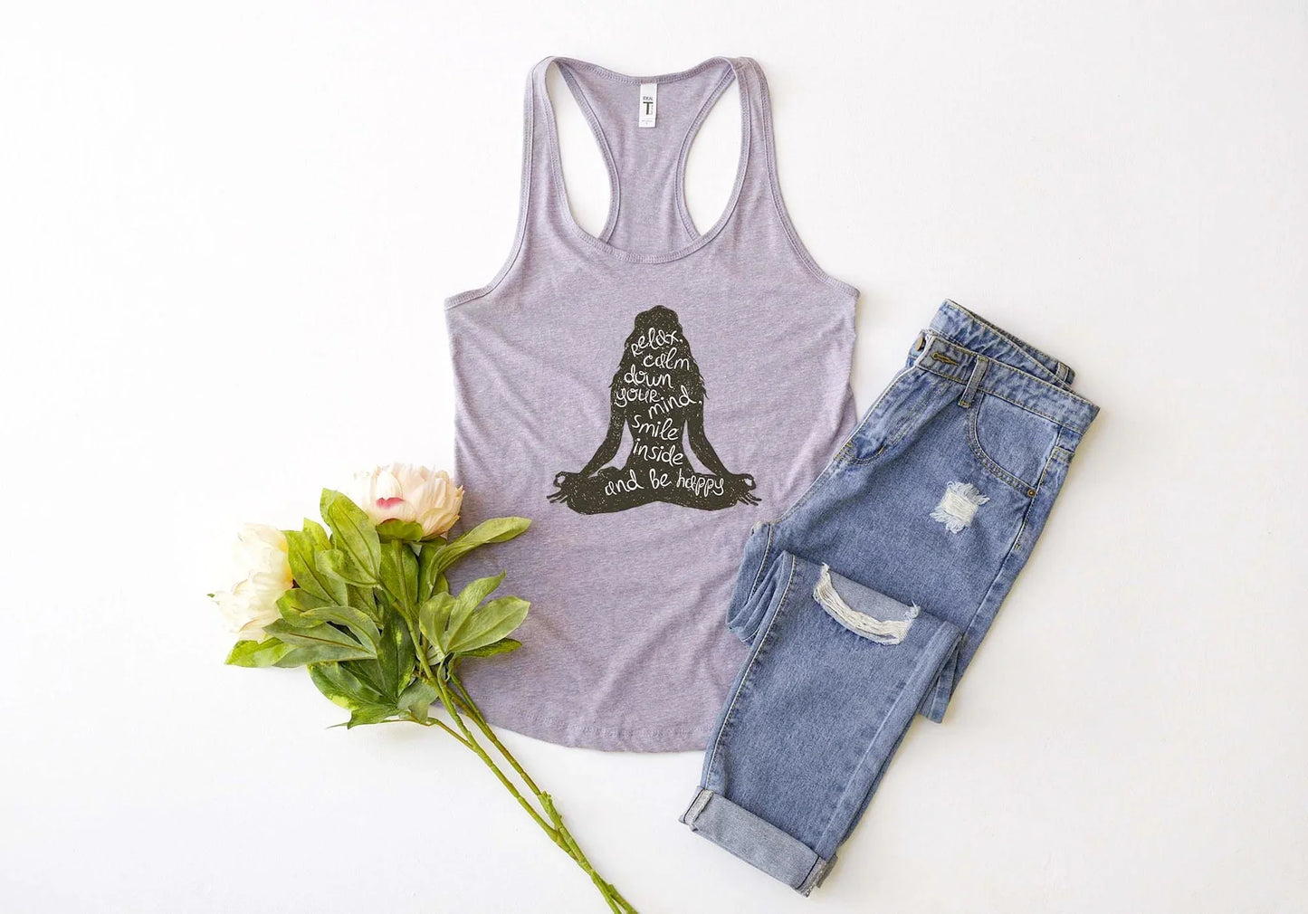 Meditation Yoga Tank Top – Funny Yoga Shirt for Women - Zazations