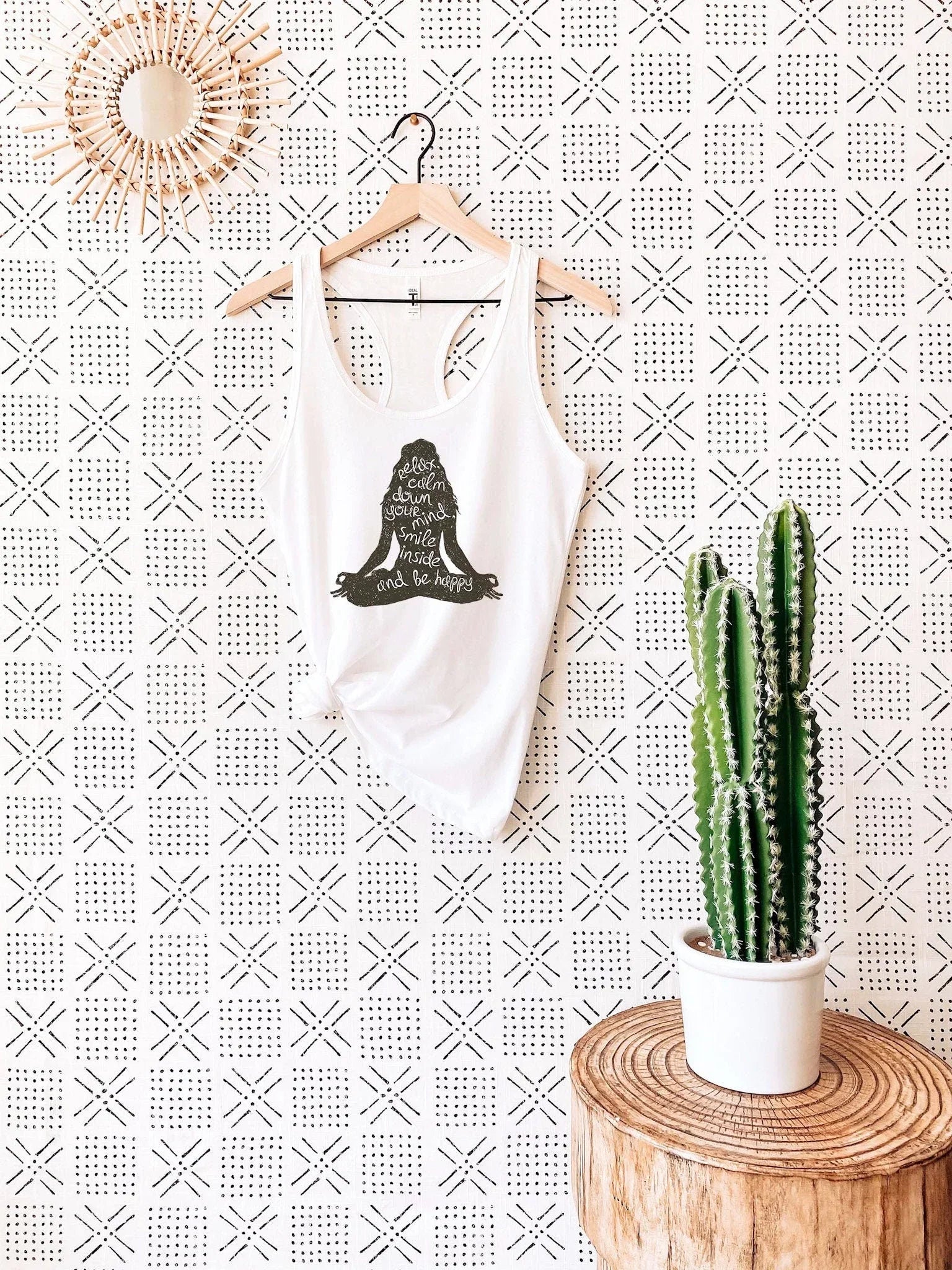 Meditation Yoga Tank Top – Funny Yoga Shirt for Women - Zazations