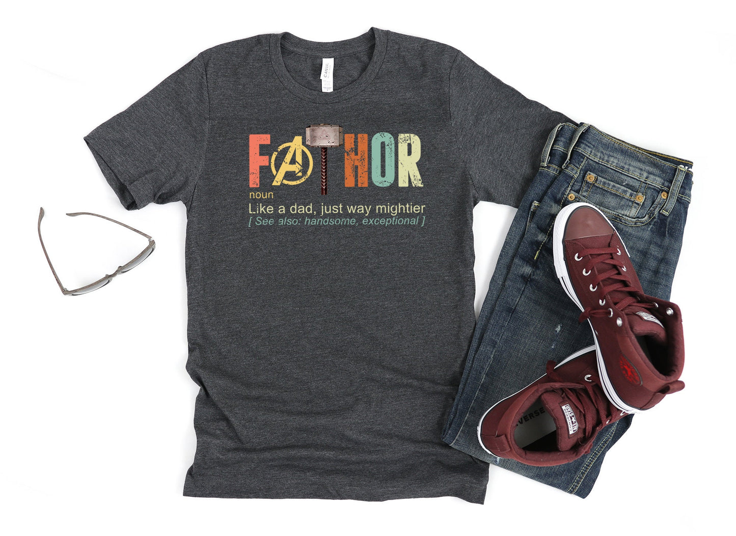 FATHOR Shirt – Funny Marvel - Inspired Gift for Dads - by Zazations