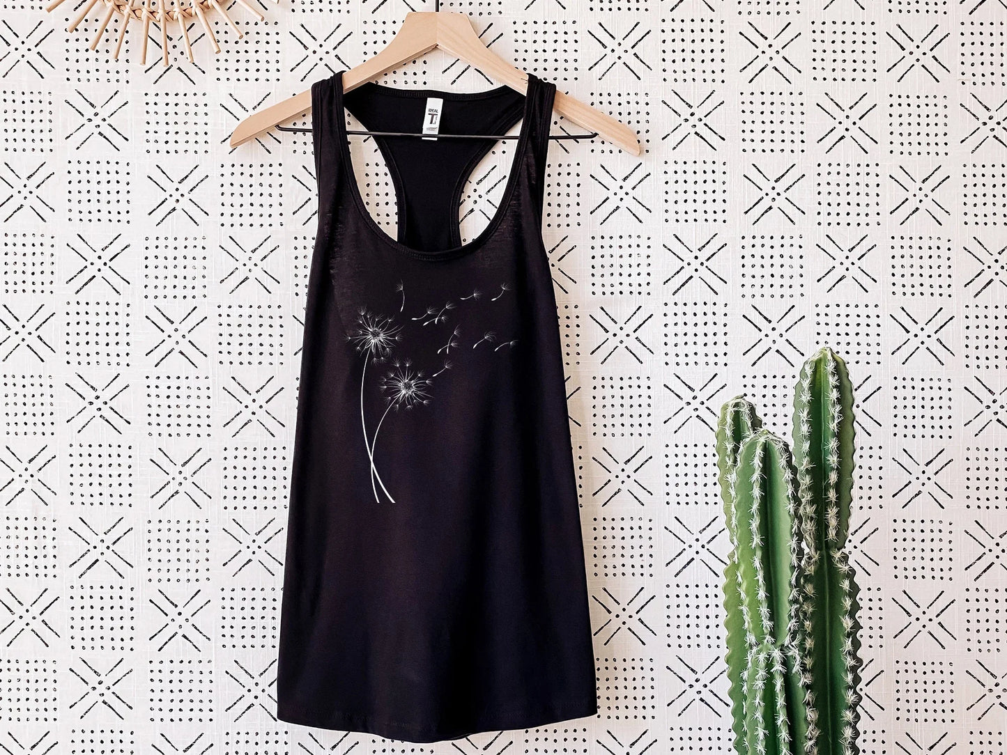 Just Breathe Dandelion Tank Top - Yoga & Meditation Shirt - Zazations