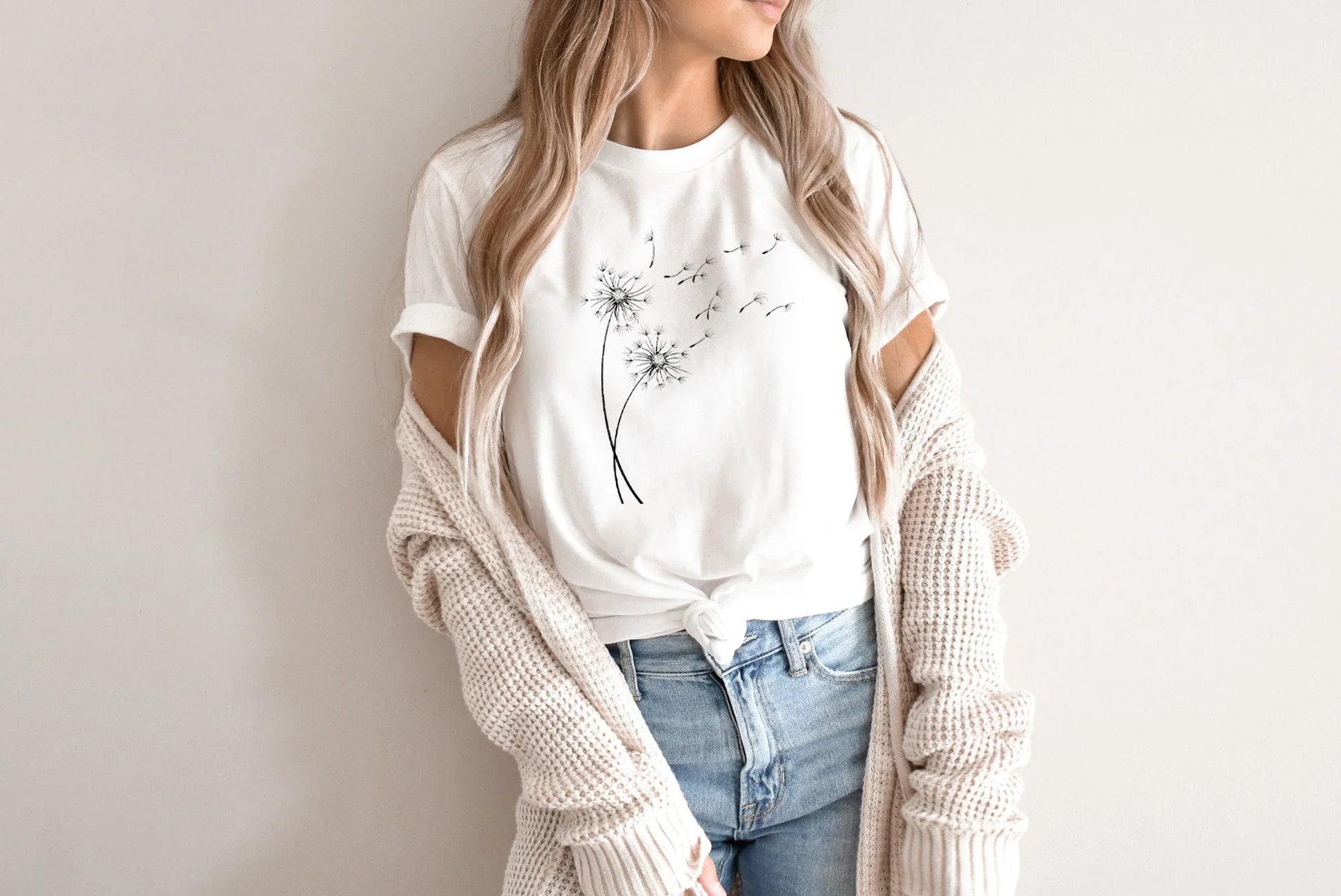 Just Breathe Dandelion Shirt – Yoga & Meditation Gift Tee | Bella+Canvas 3001 - Zazations